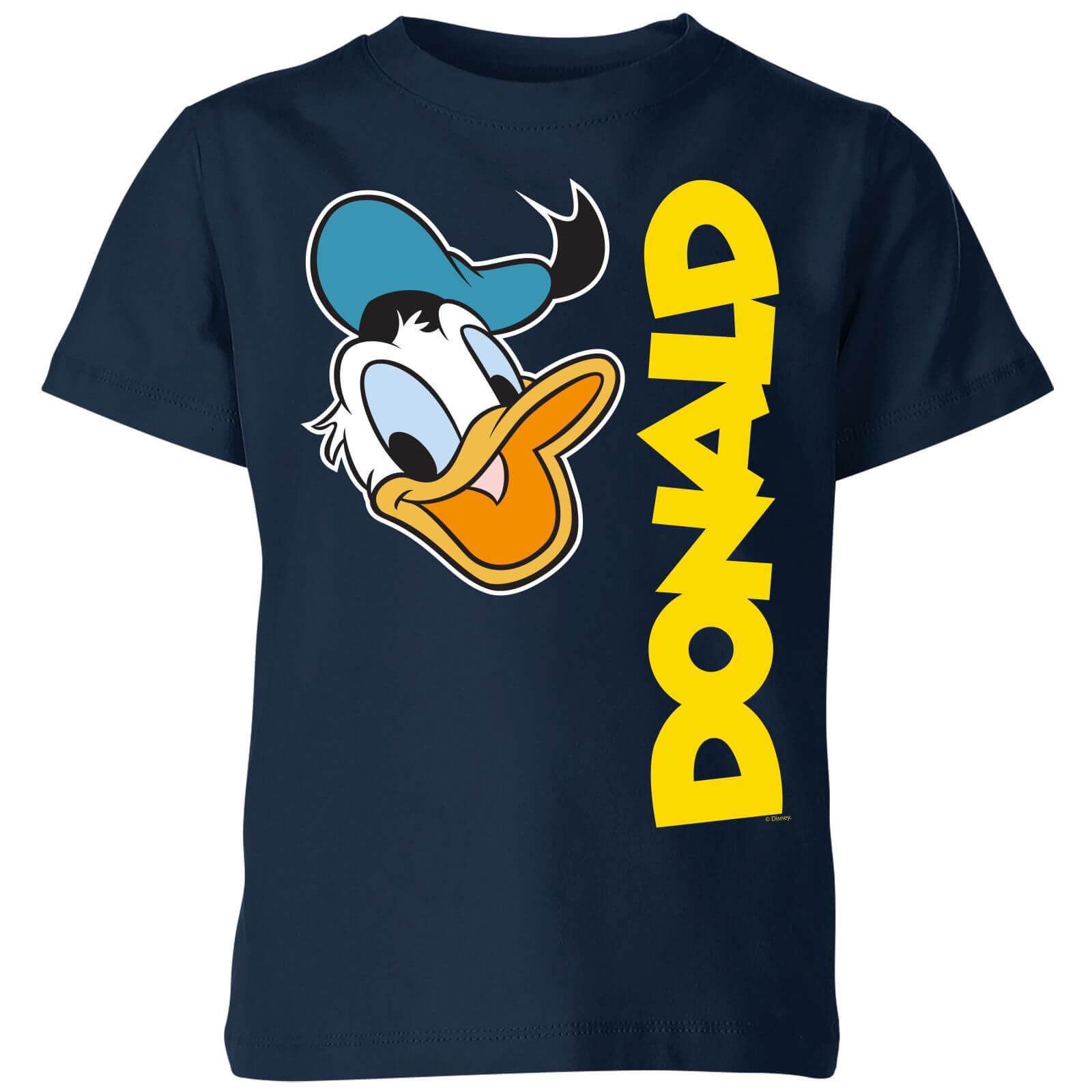 Disney Donald Duck Face Kids' T-Shirt - Navy - 9-10 Years