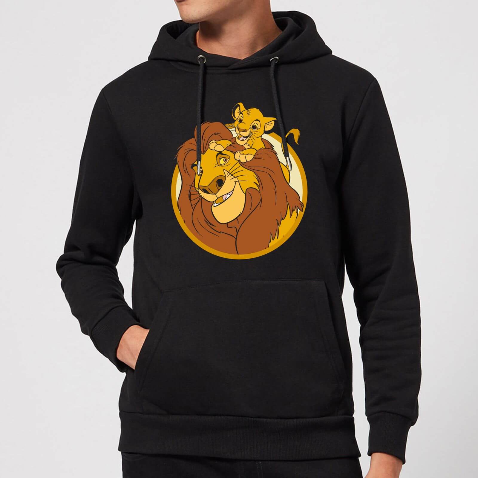 Disney Mufasa & Simba Hoodie - Black - L