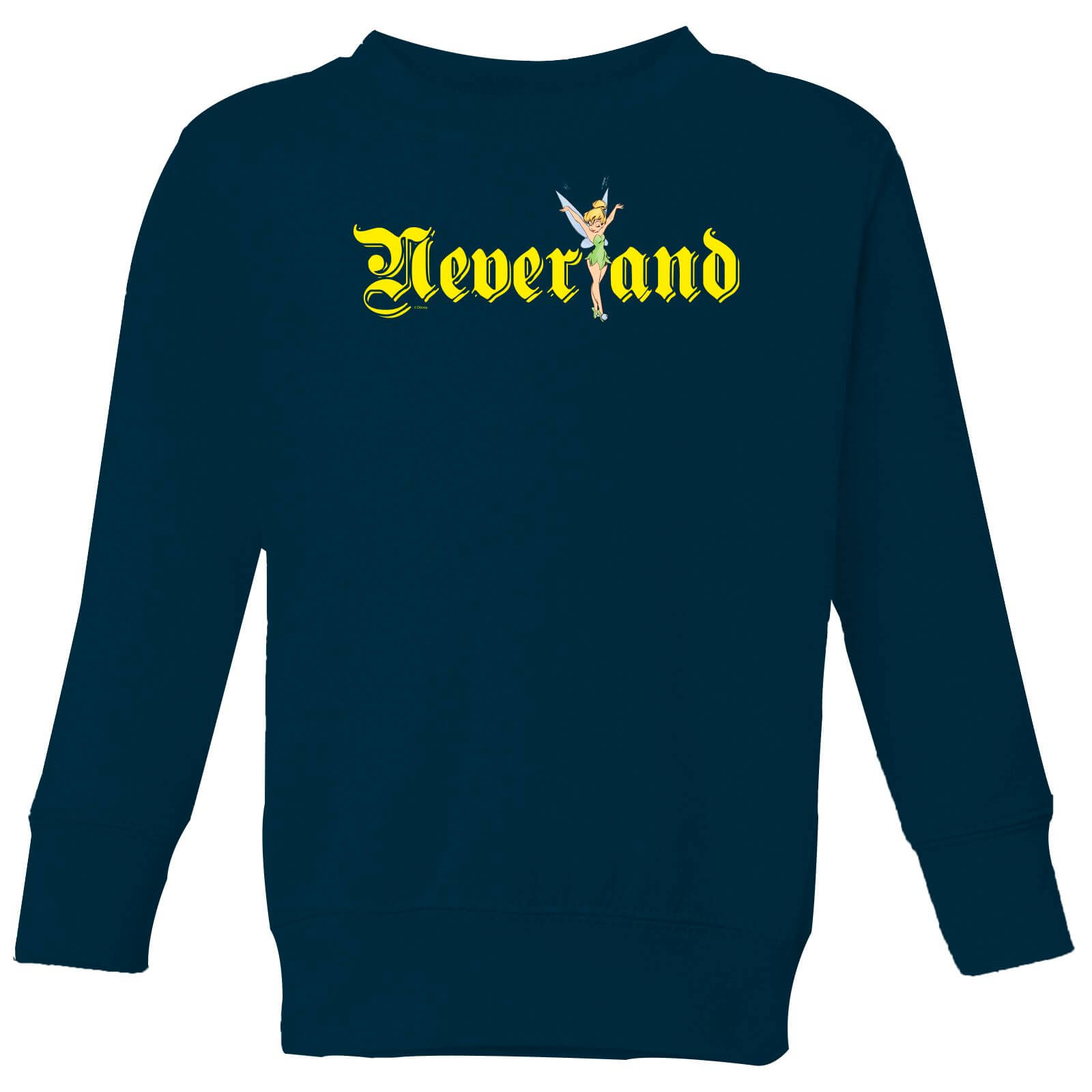 Disney Peter Pan Tinkerbell Neverland Kids' Sweatshirt - Navy - 11-12 Years - Navy