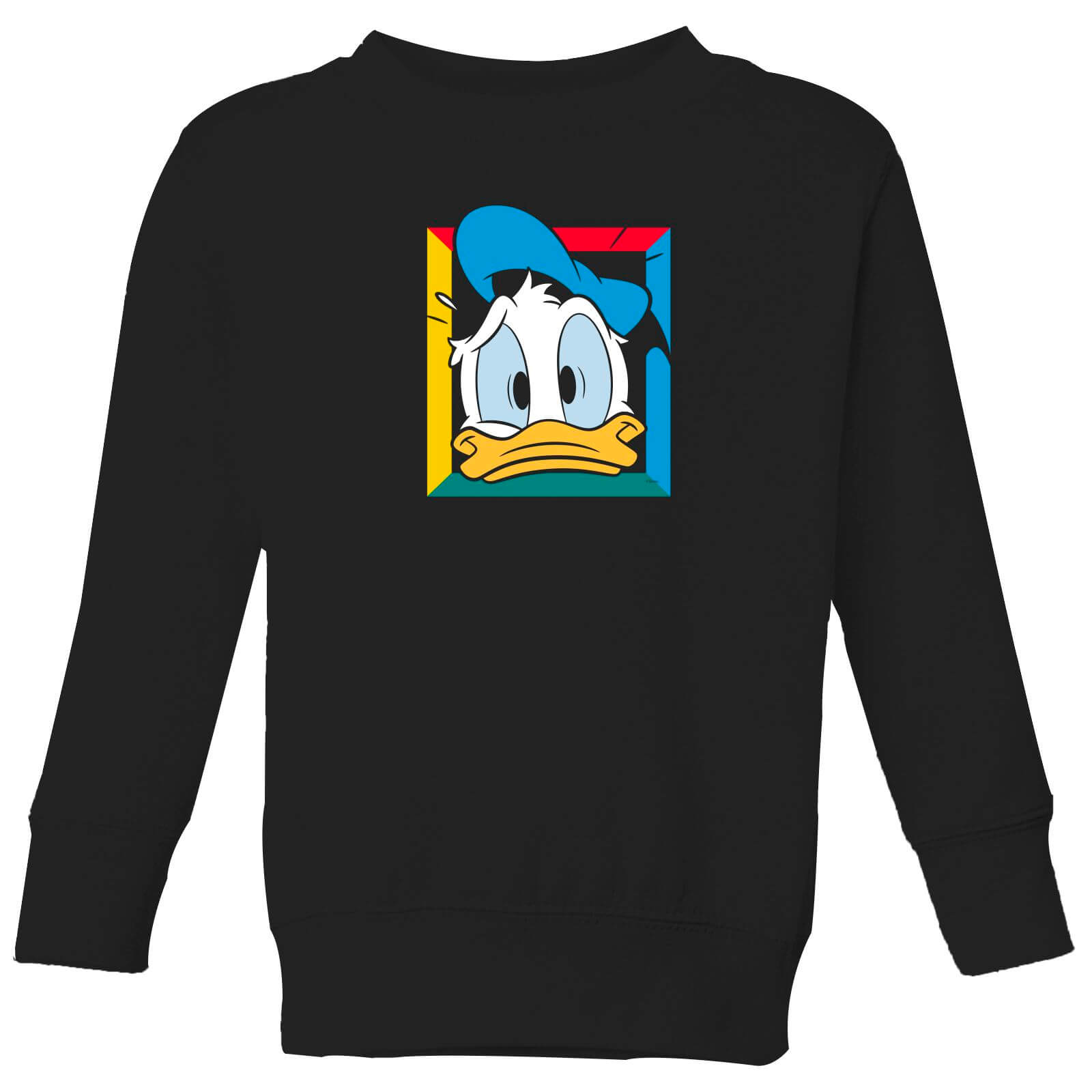 Disney Donald Face Kids' Sweatshirt - Black - 3-4 Years