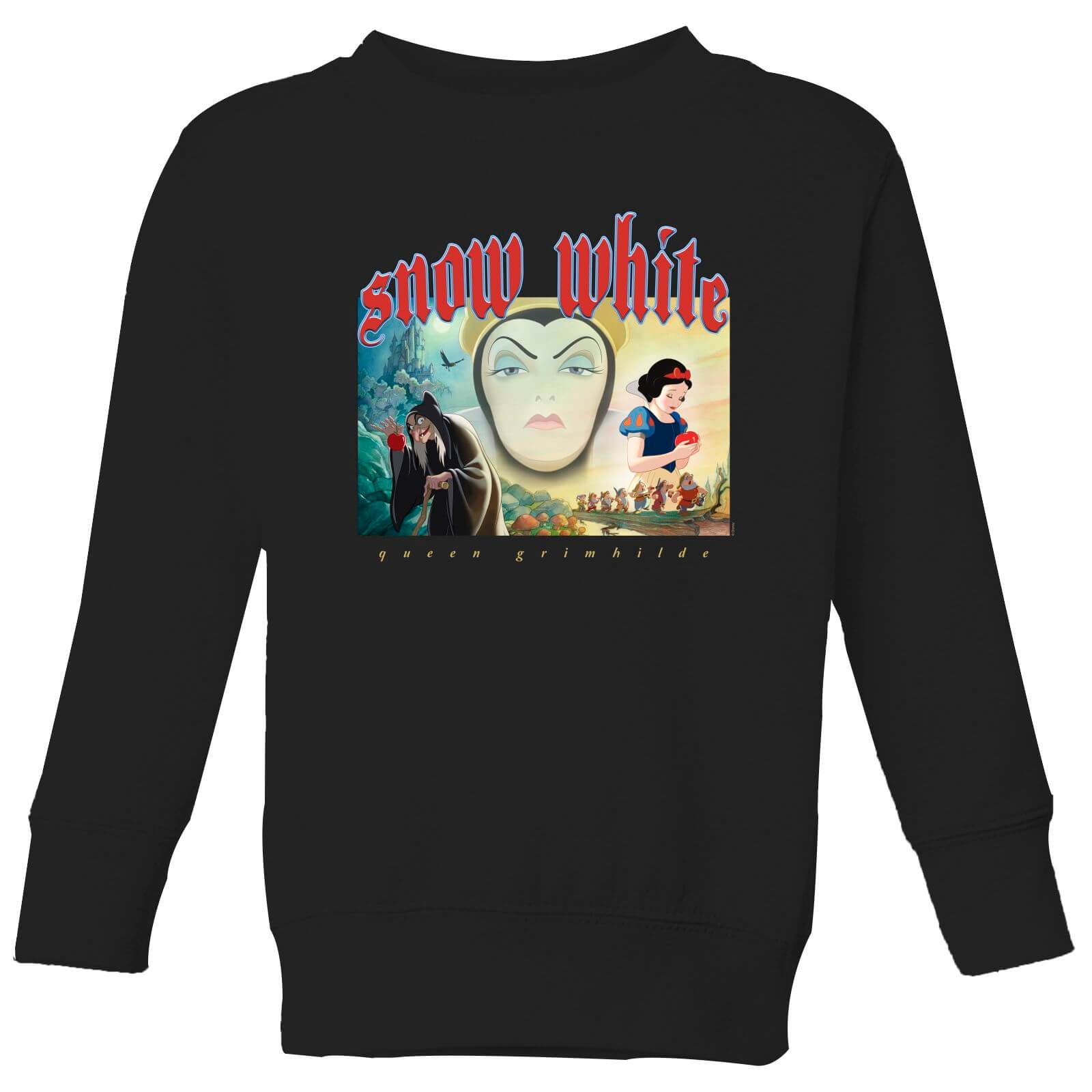 

Disney Snow White And Queen Grimhilde Kids' Sweatshirt - Black - 7-8 Anni - Nero