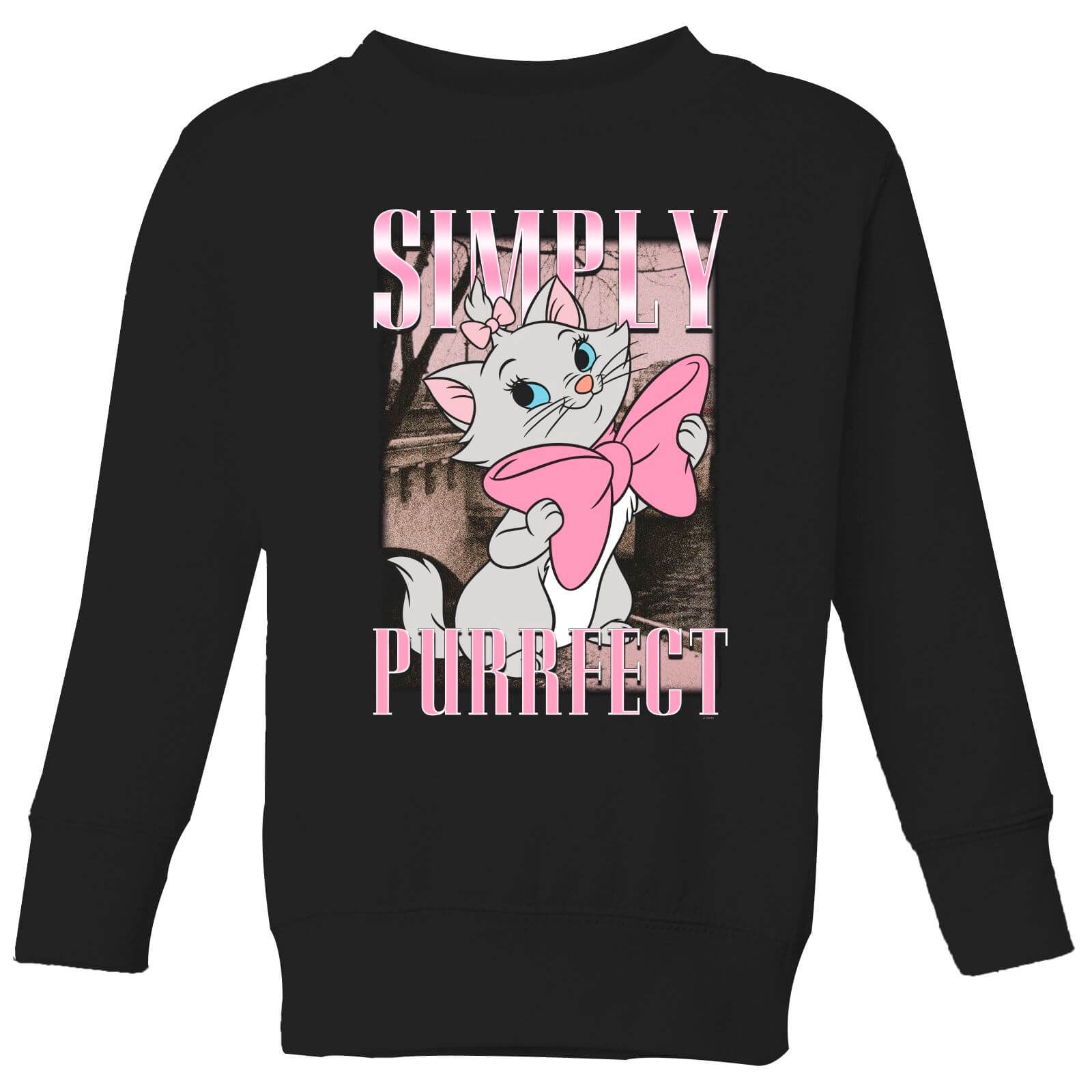 Disney Aristocats Simply Purrfect Kids‘ Sweatshirt – Black – 3-4 Jahre