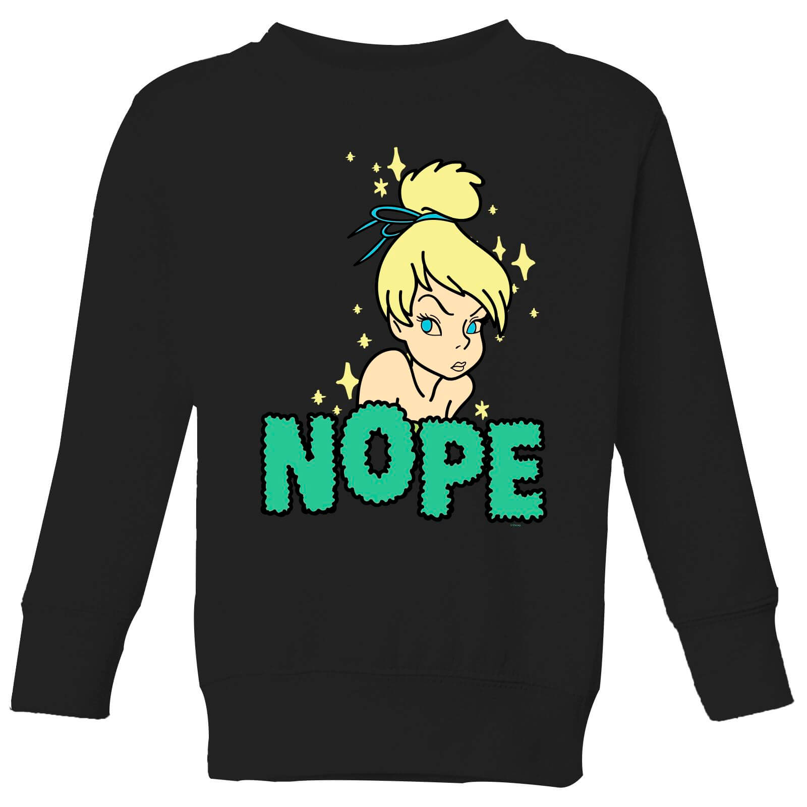 

Disney Peter Pan Tinkerbell Nope Kids' Sweatshirt - Black - 3-4 Anni