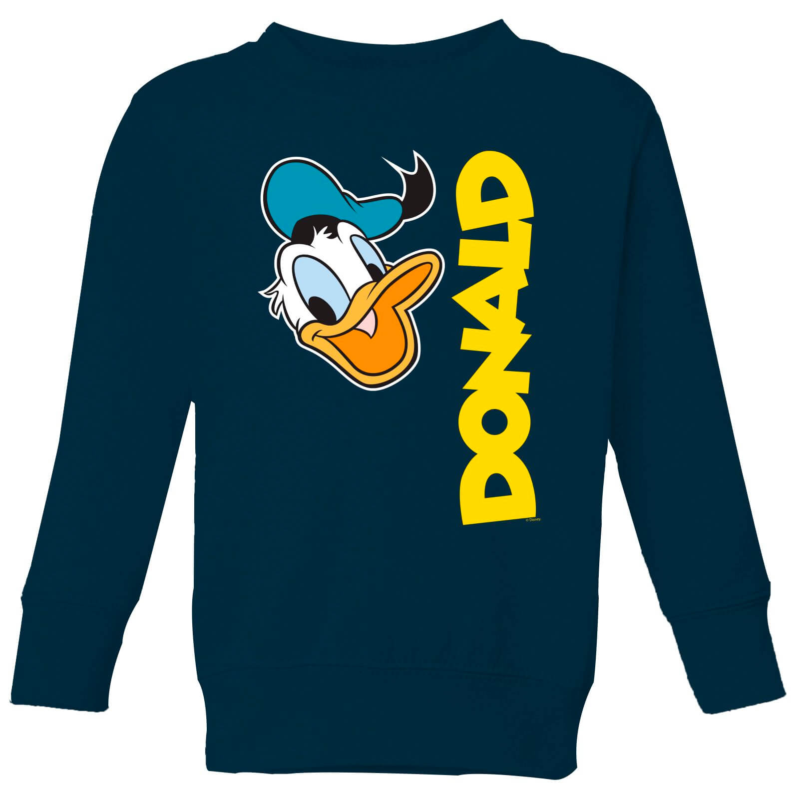 Disney Donald Duck Face Kids' Sweatshirt - Navy - 11-12 Years
