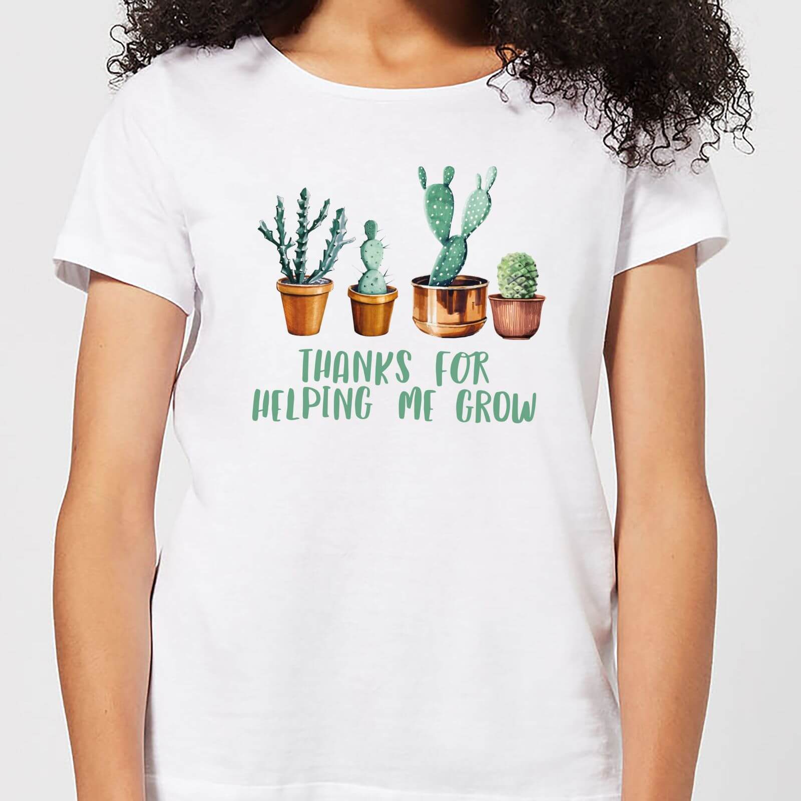 Thanks For Helping Me Grow Women's T-Shirt - White - XXL - White
