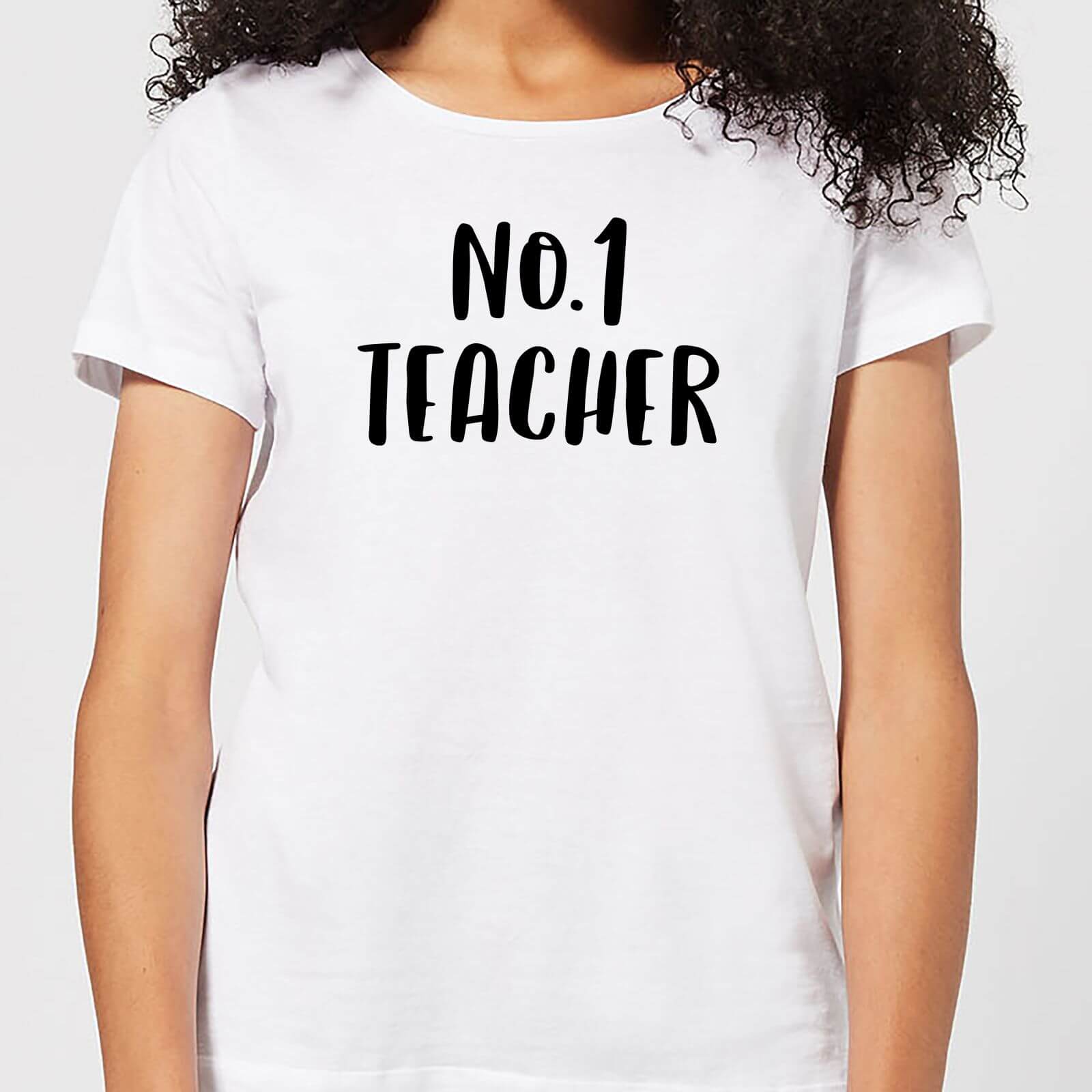 No.1 Teacher Women's T-Shirt - White - XXL - White