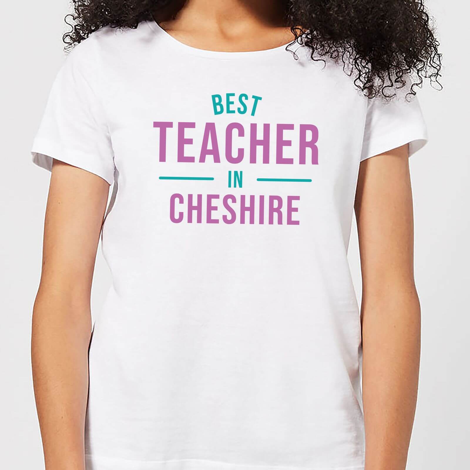 Best Teacher In Cheshire Women's T-Shirt - White - M - White