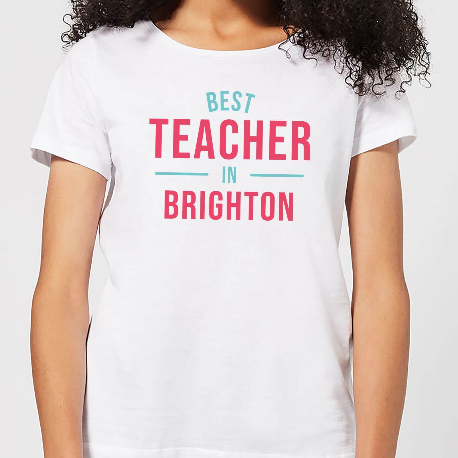 Best Teacher In Brighton Women's T-Shirt - White - S - White