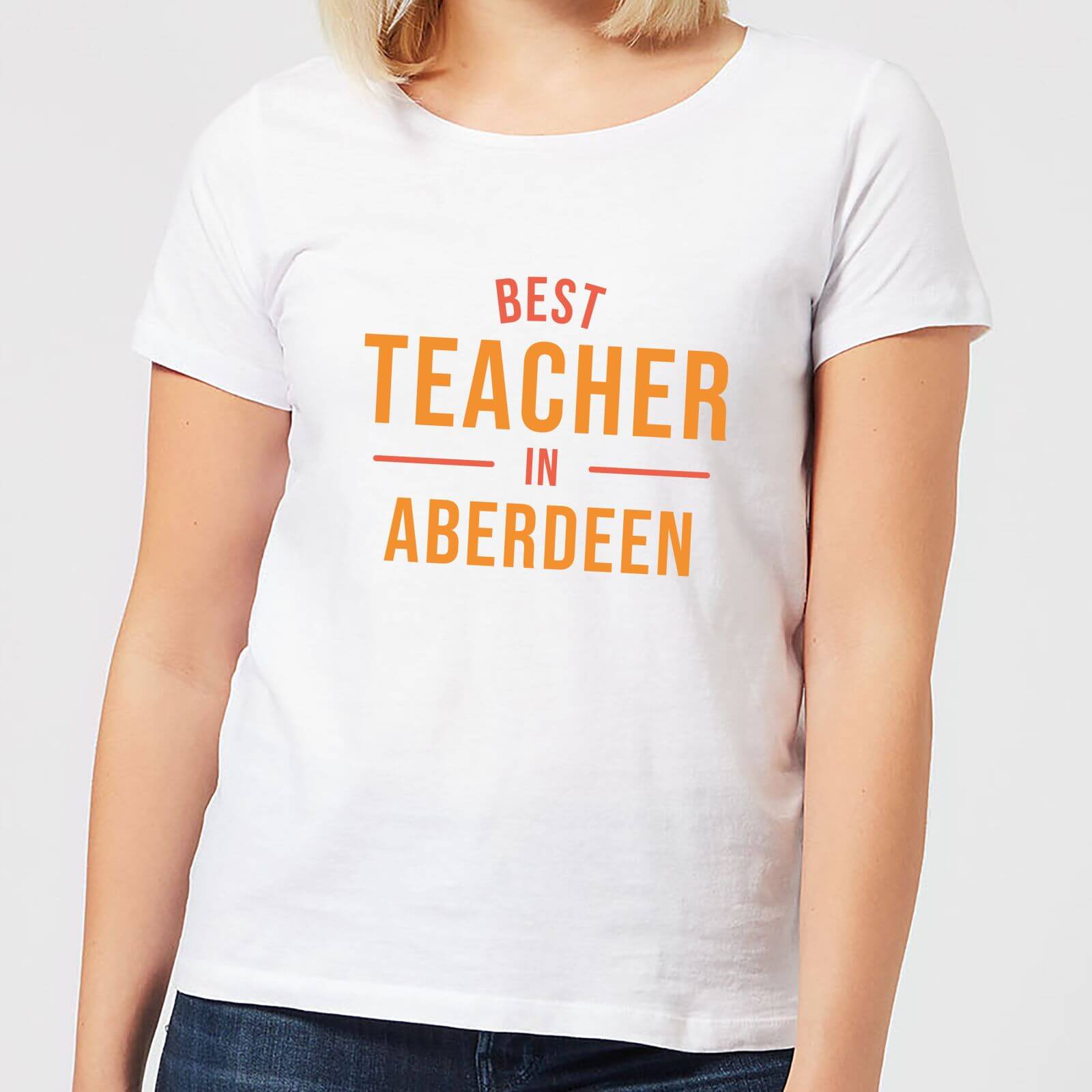 Best Teacher In Aberdeen Women's T-Shirt - White - M - White