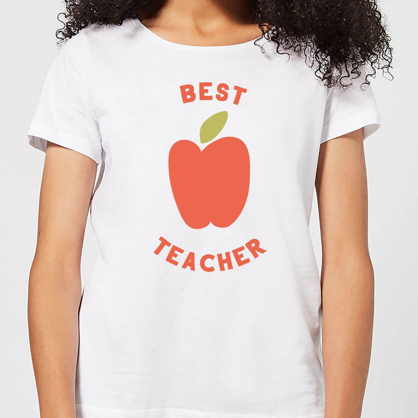 Best Teacher Apple Women's T-Shirt - White - S - White