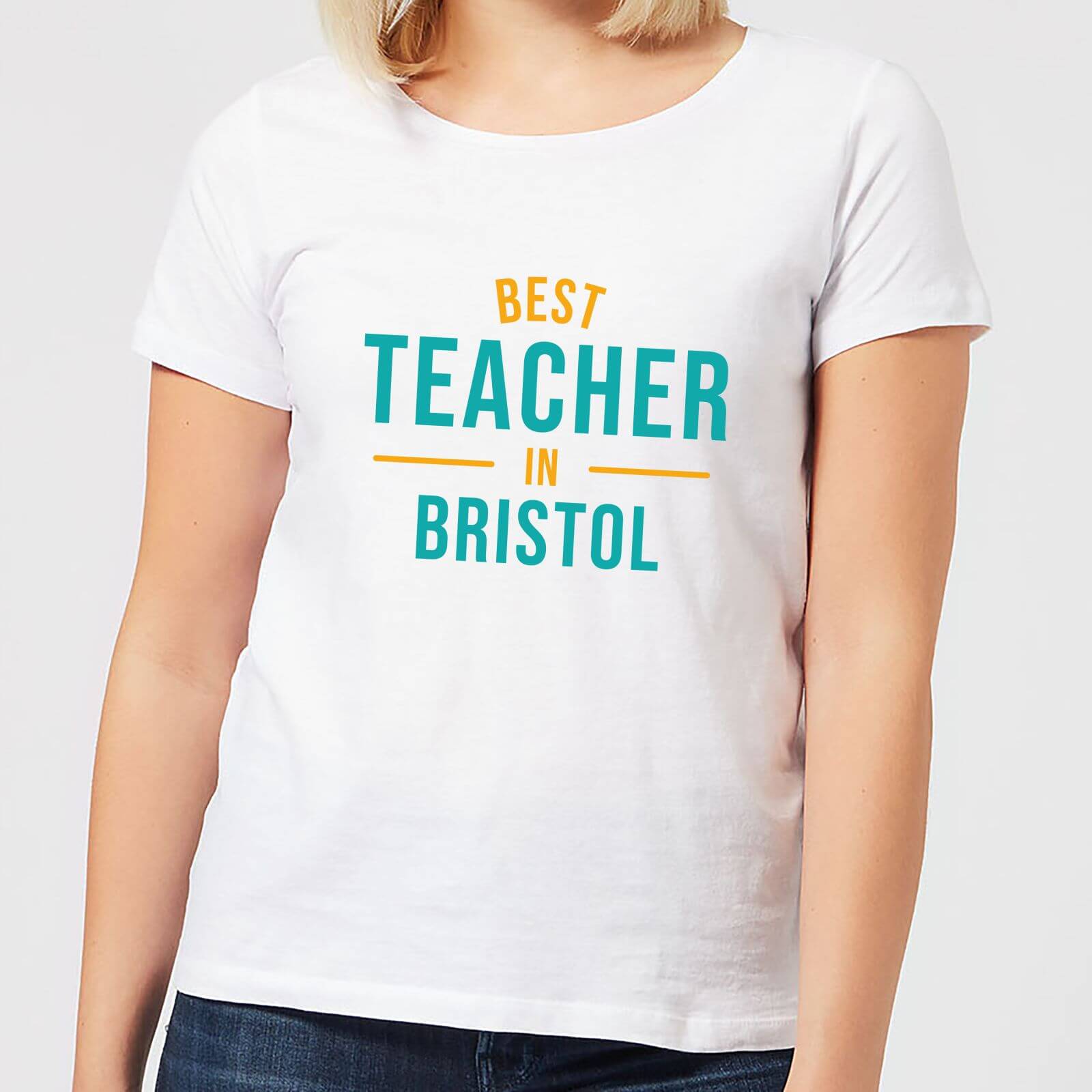 Best Teacher In Bristol Women's T-Shirt - White - S - White
