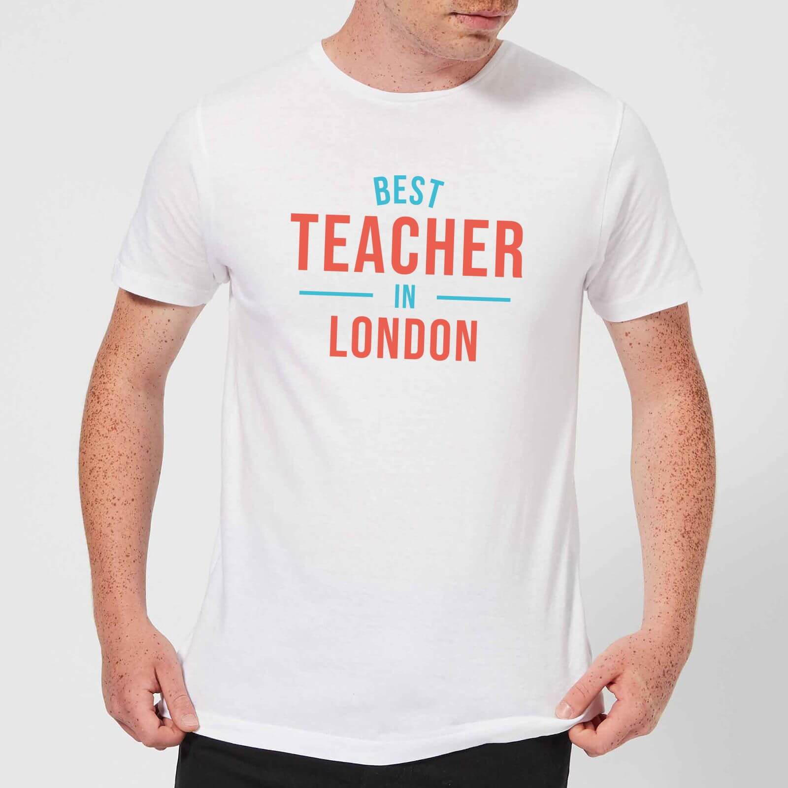 Best Teacher In London Men's T-Shirt - White - S - White