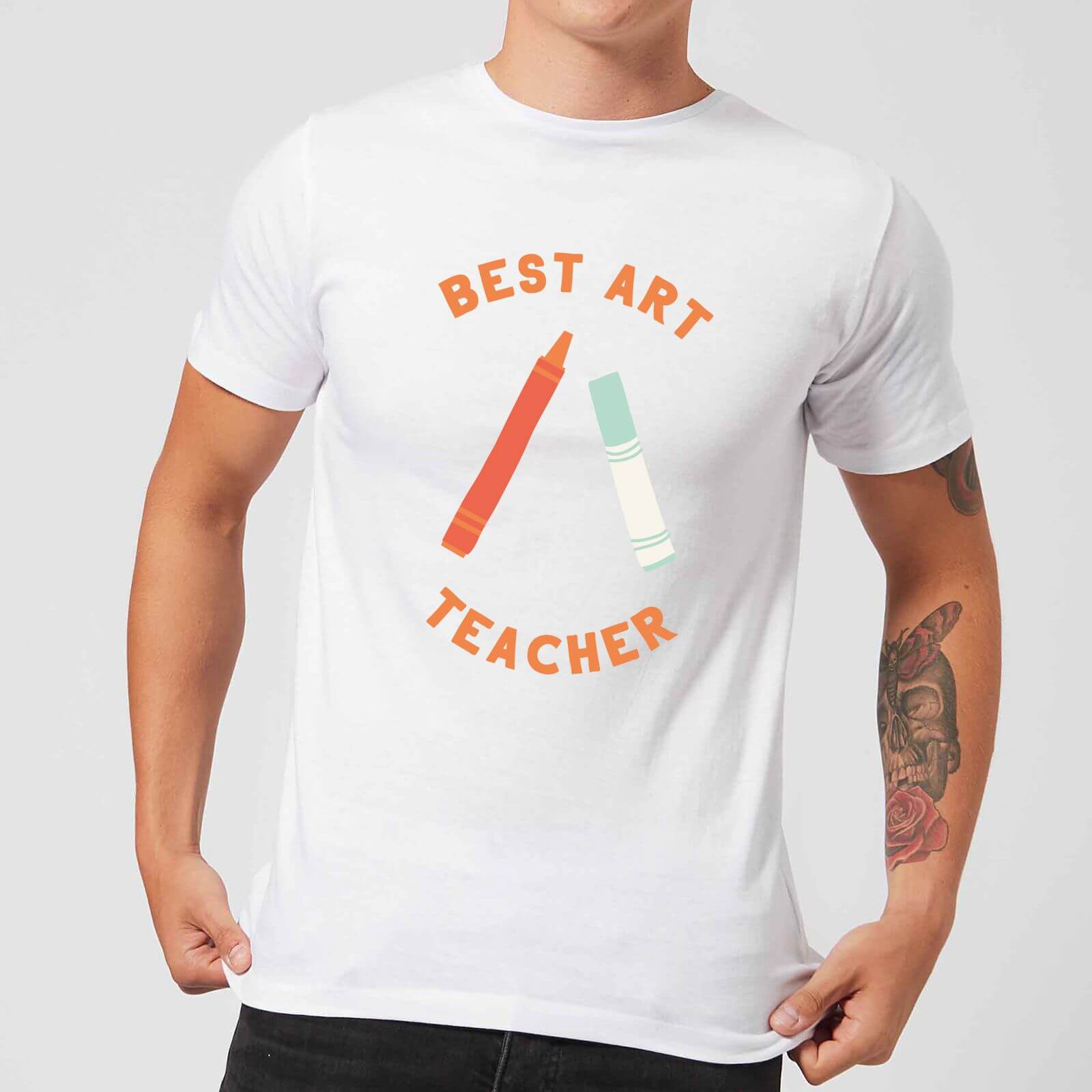 Best Art Teacher Men's T-Shirt - White - S - White