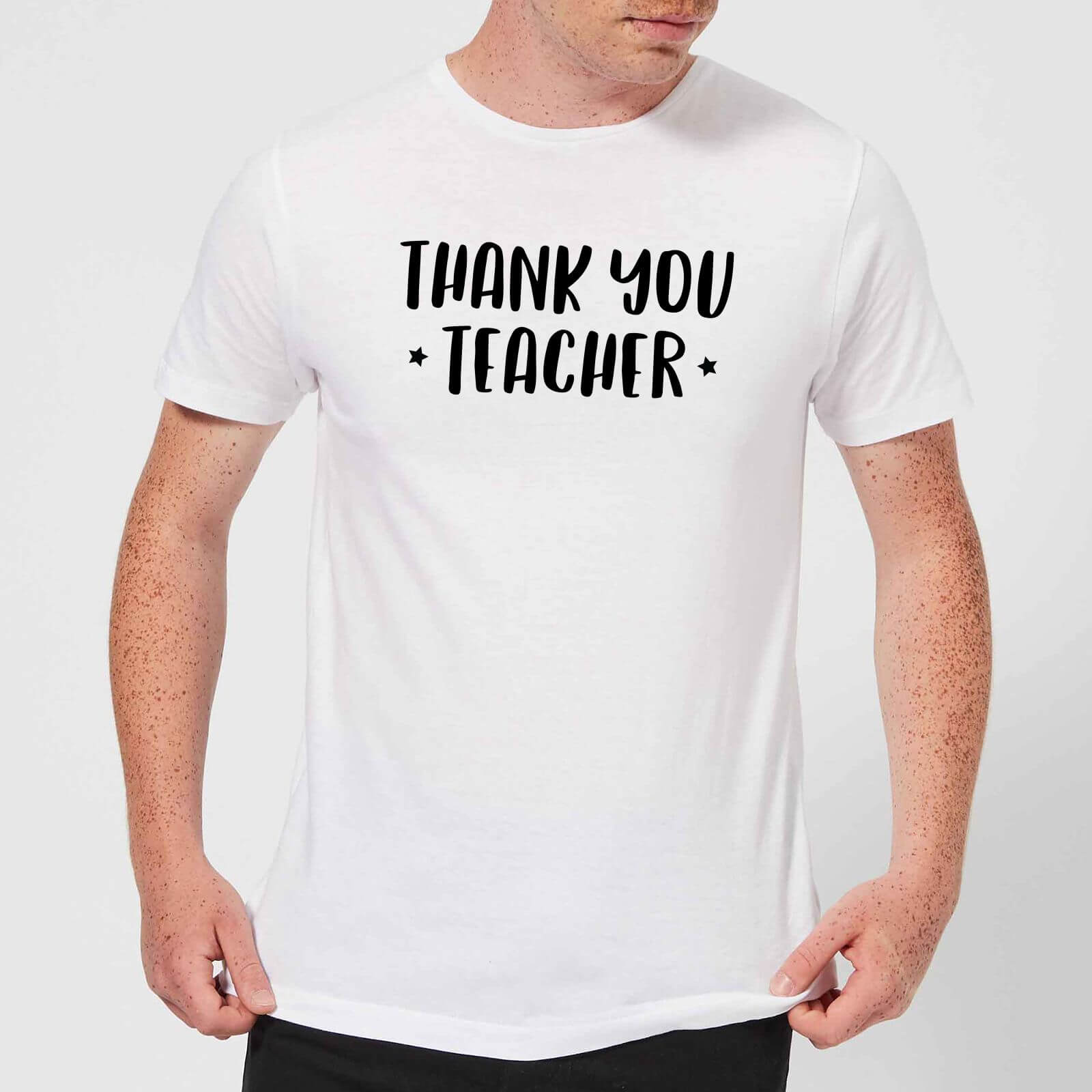 Thank You Teacher Men's T-Shirt - White - M - White