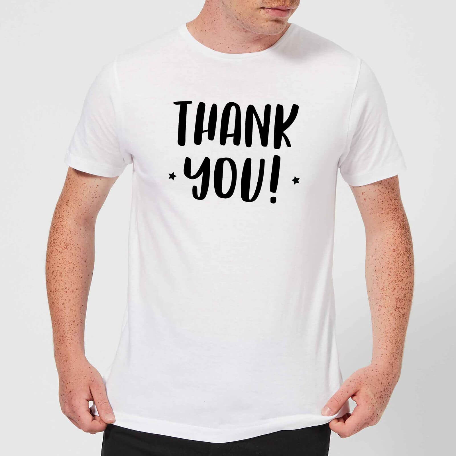 Thank You! Men's T-Shirt - White - S - White