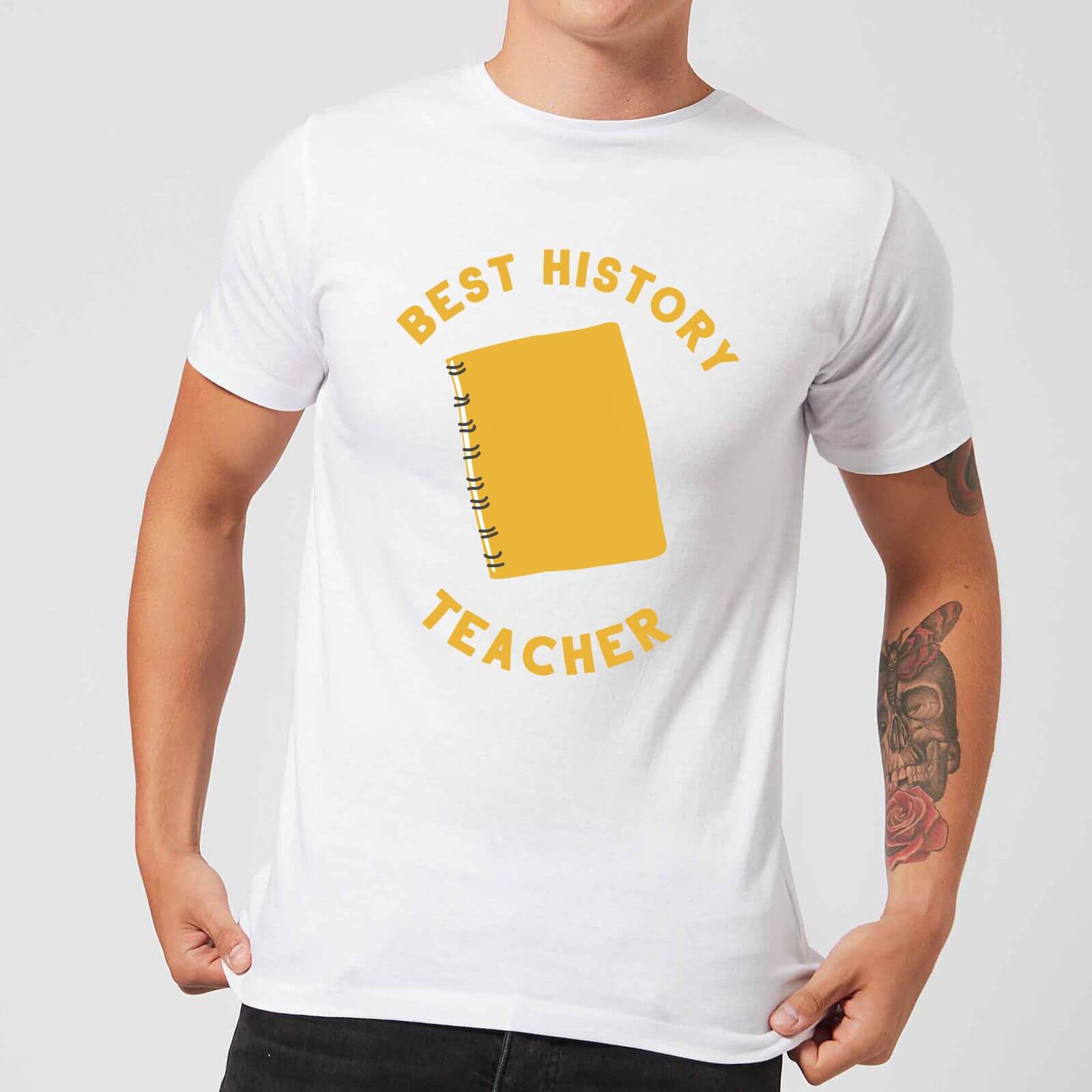 Best History Teacher Men's T-Shirt - White - S - White