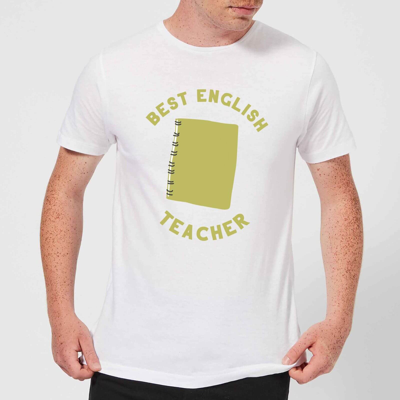 Best English Teacher Men's T-Shirt - White - L - White