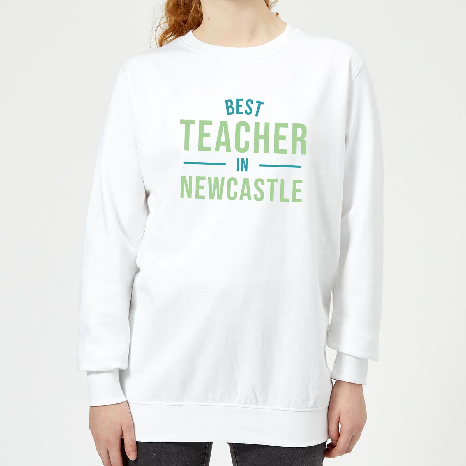 Best Teacher In Newcastle Women's Sweatshirt - White - XS - White