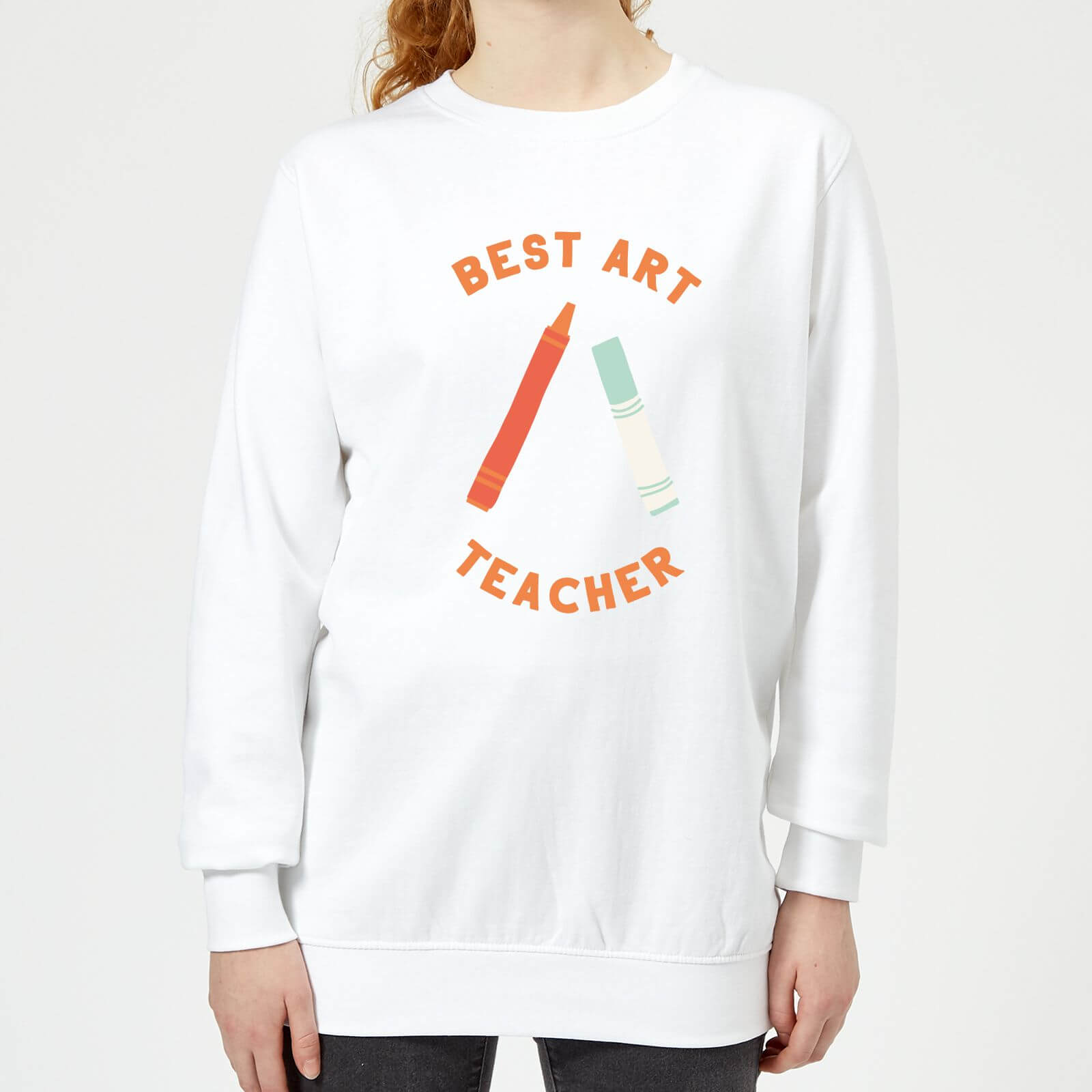 Best Art Teacher Women's Sweatshirt - White - XS - White