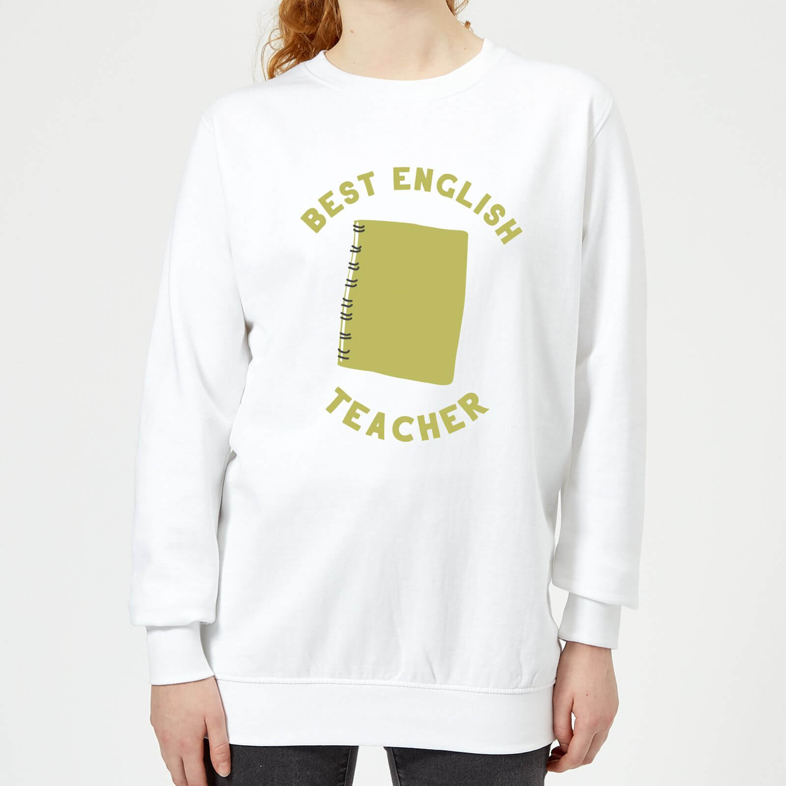 Best English Teacher Women's Sweatshirt - White - S - White