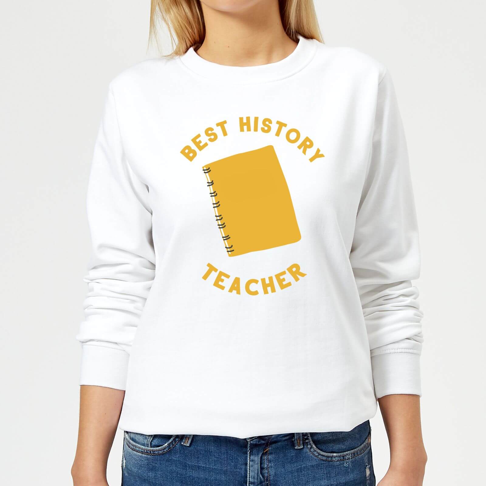 Best History Teacher Women's Sweatshirt - White - XS - White
