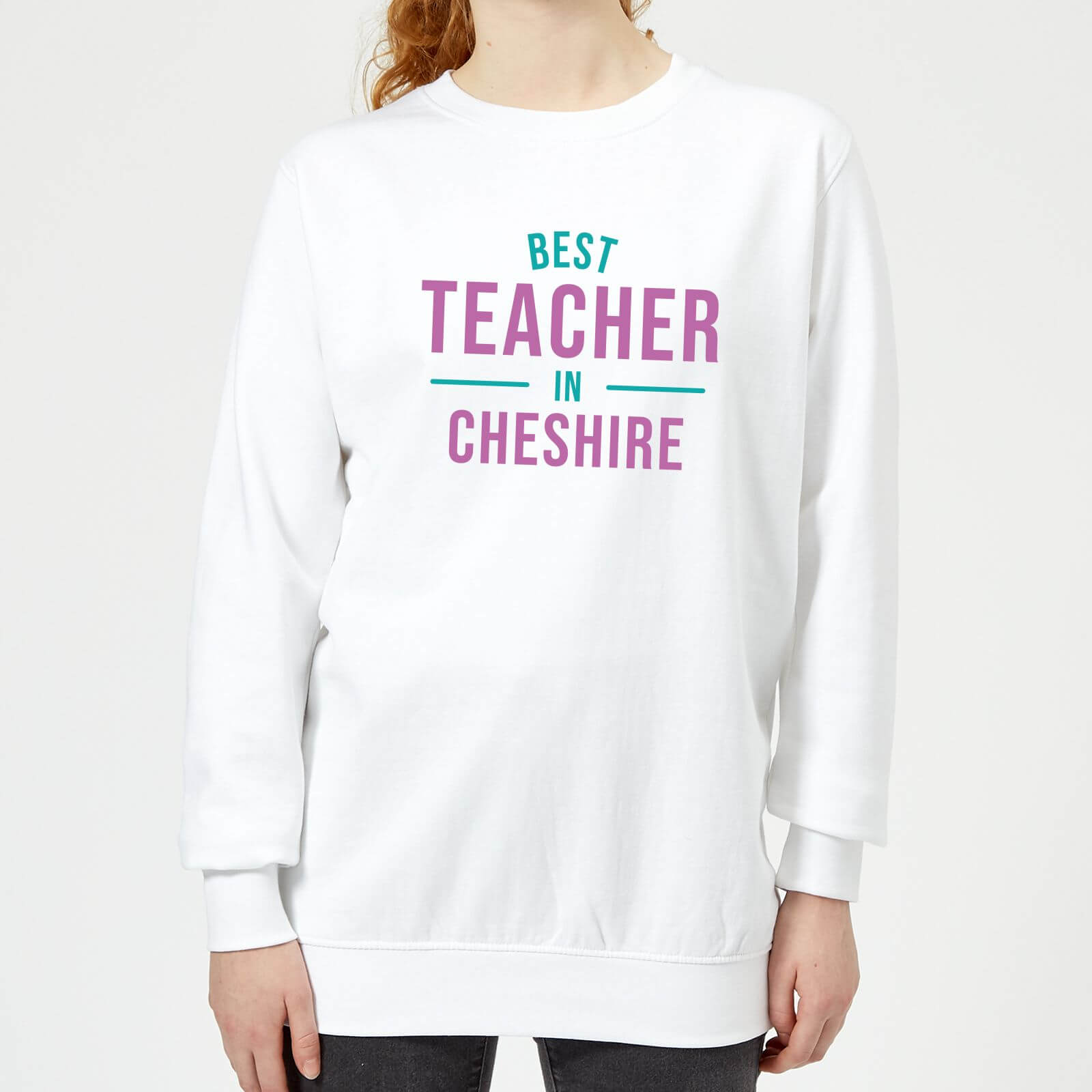 Best Teacher In Cheshire Women's Sweatshirt - White - XS - White