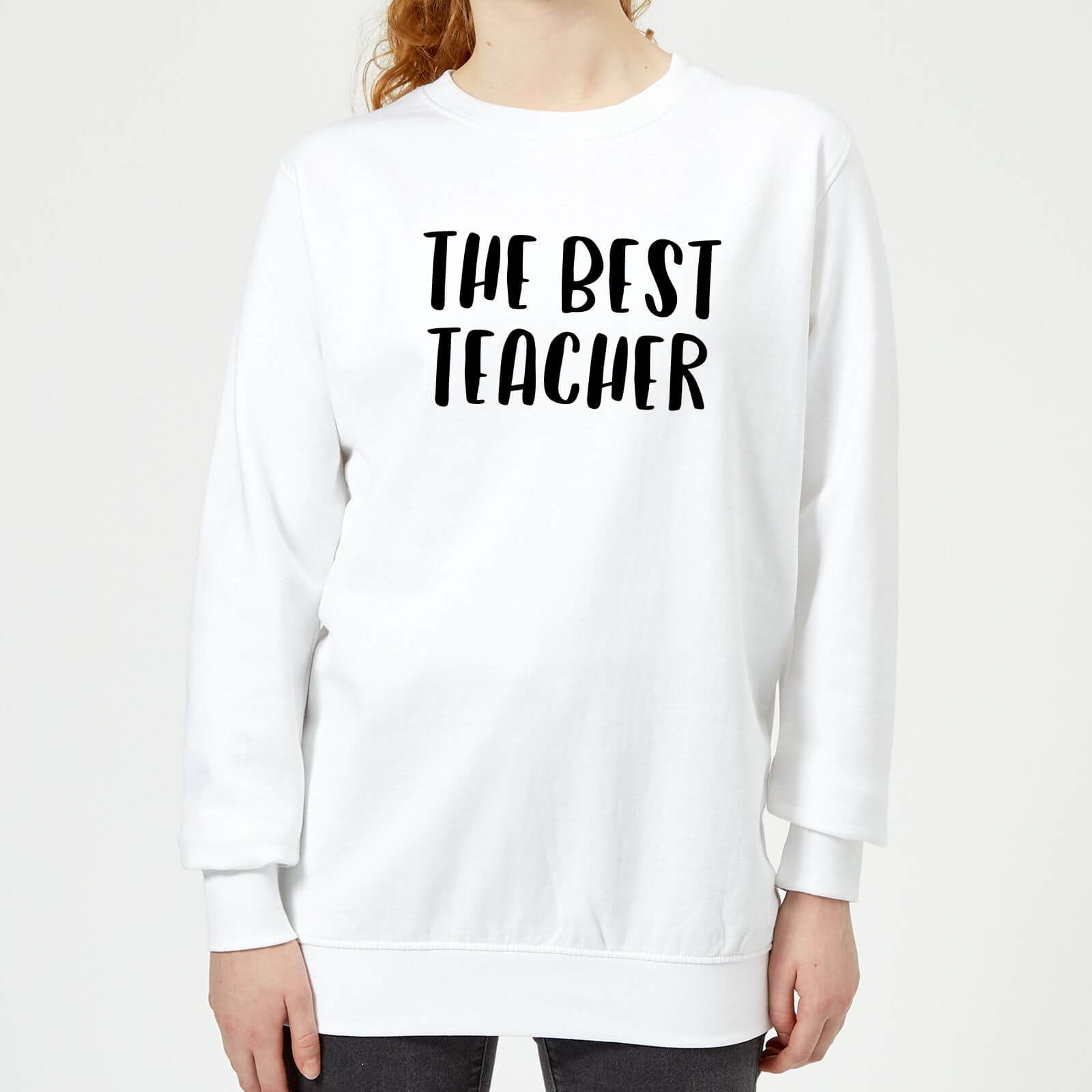 The Best Teacher Women's Sweatshirt - White - S - White