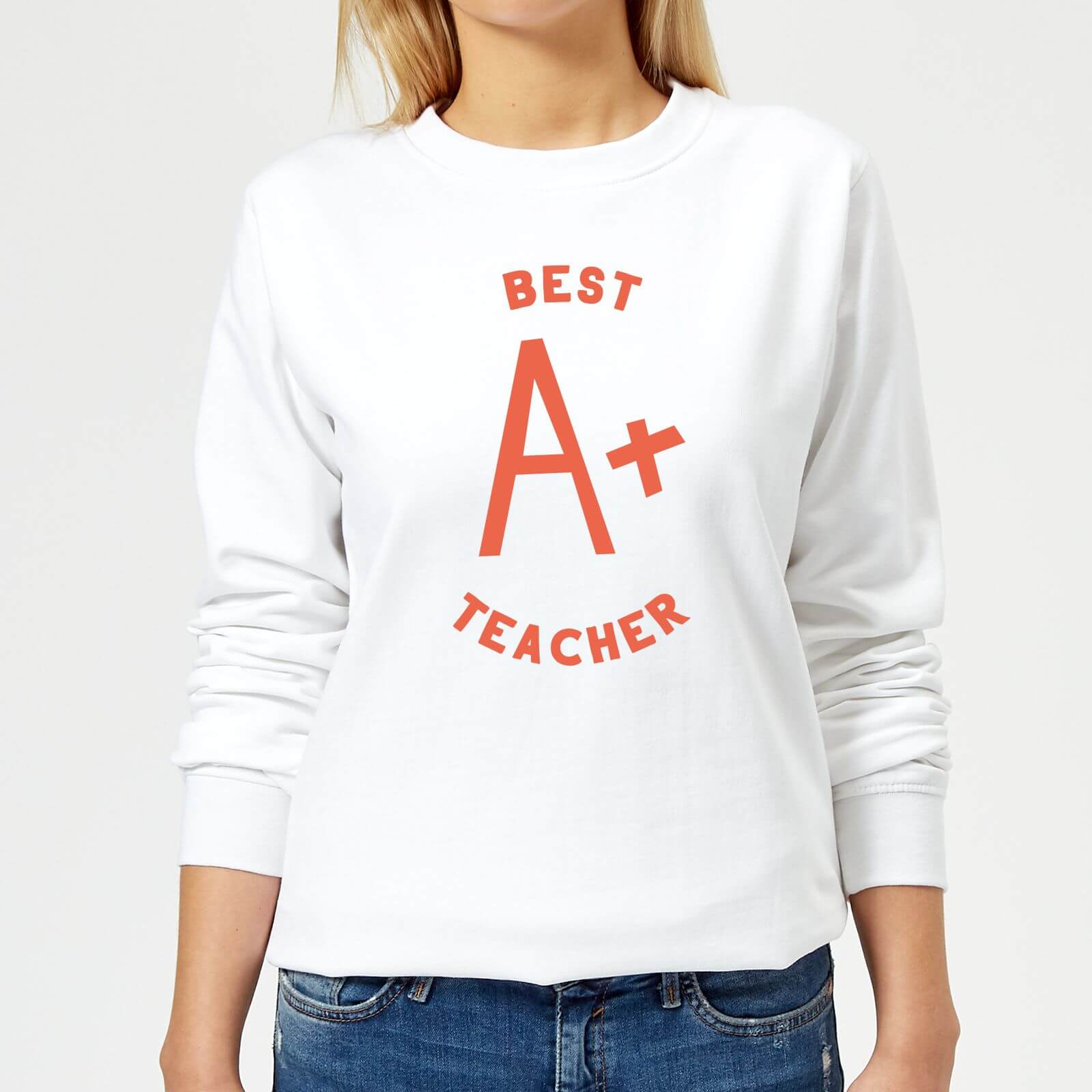 Best Teacher Women's Sweatshirt - White - XS - White
