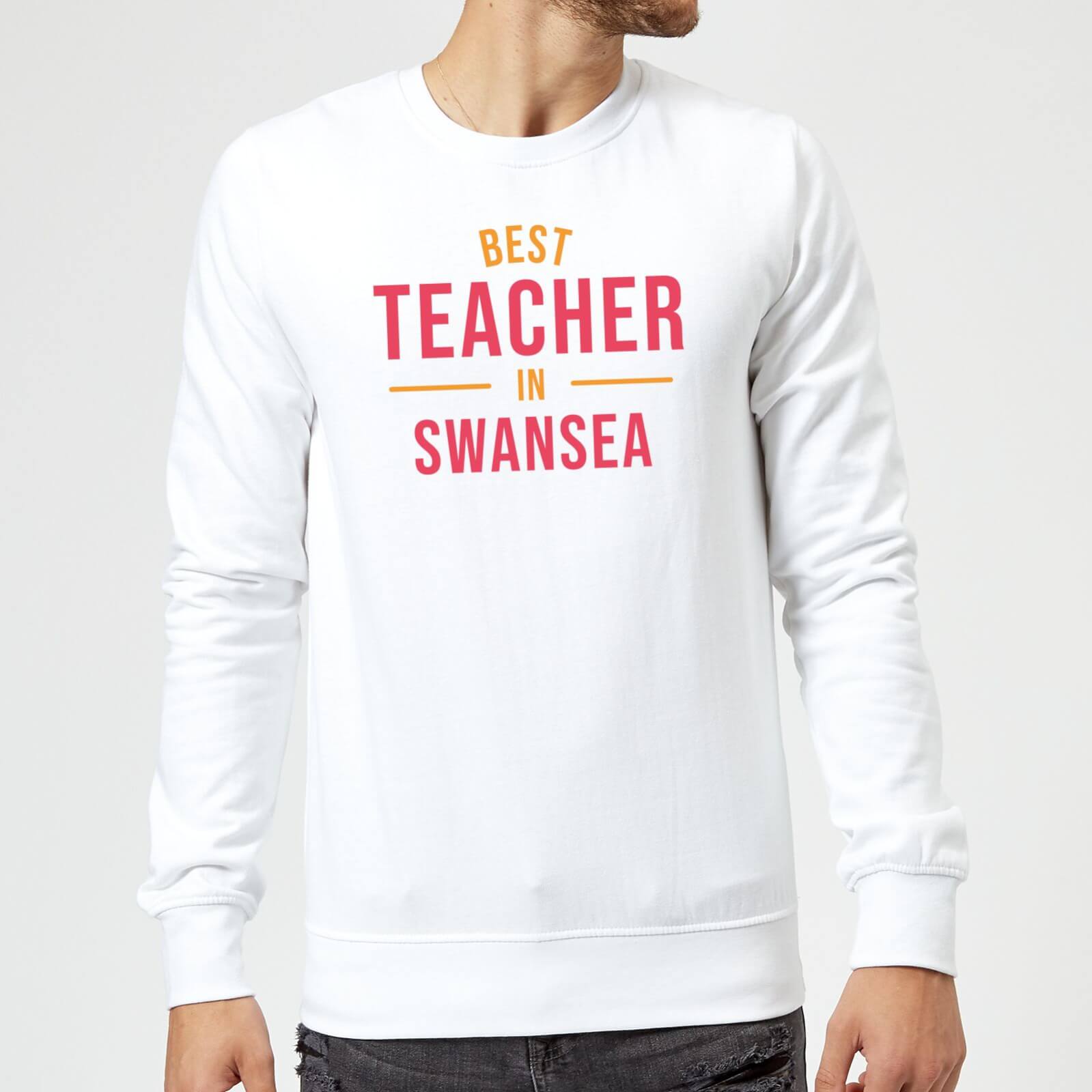 Best Teacher In Swansea Sweatshirt - White - M - White