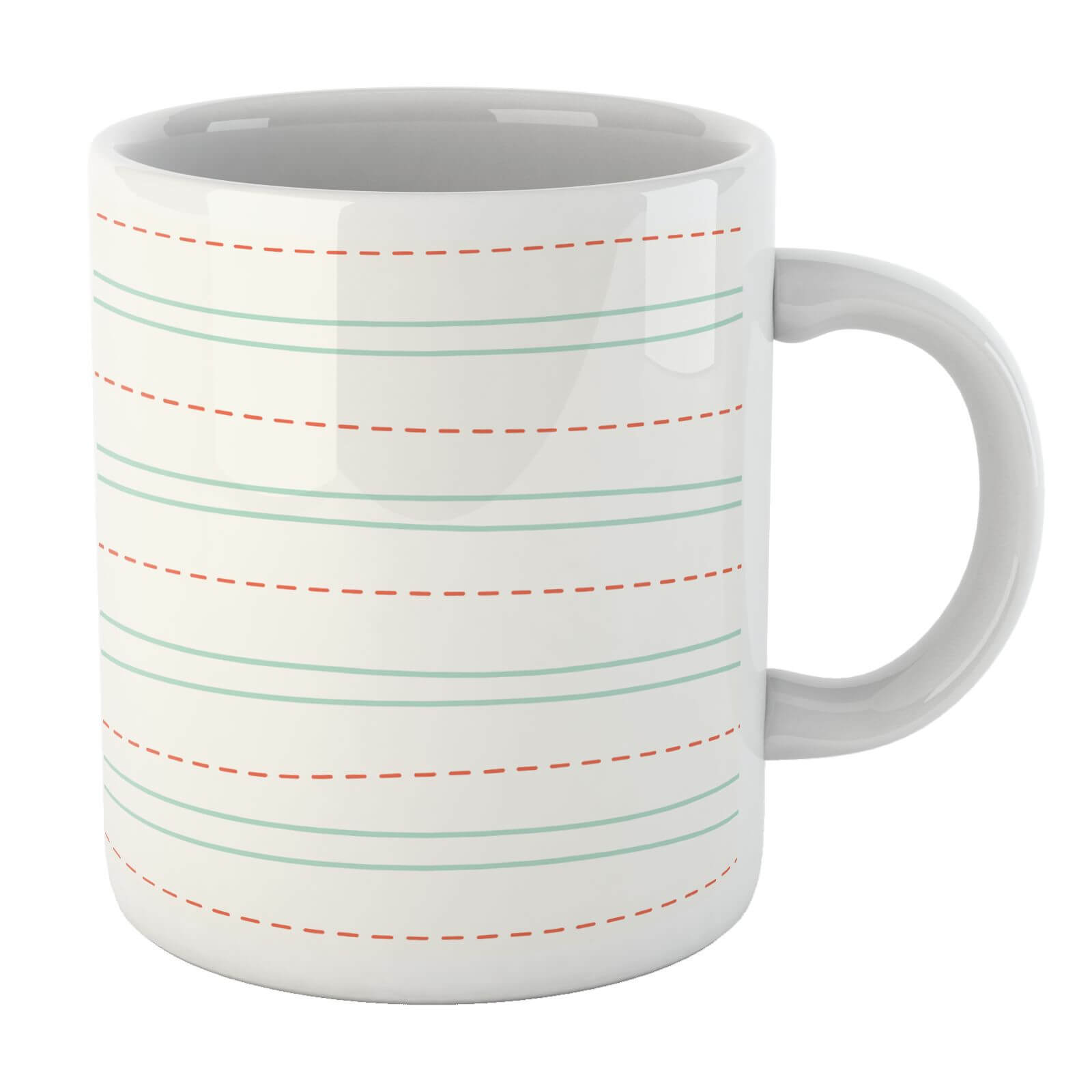 Lined Paper Mug