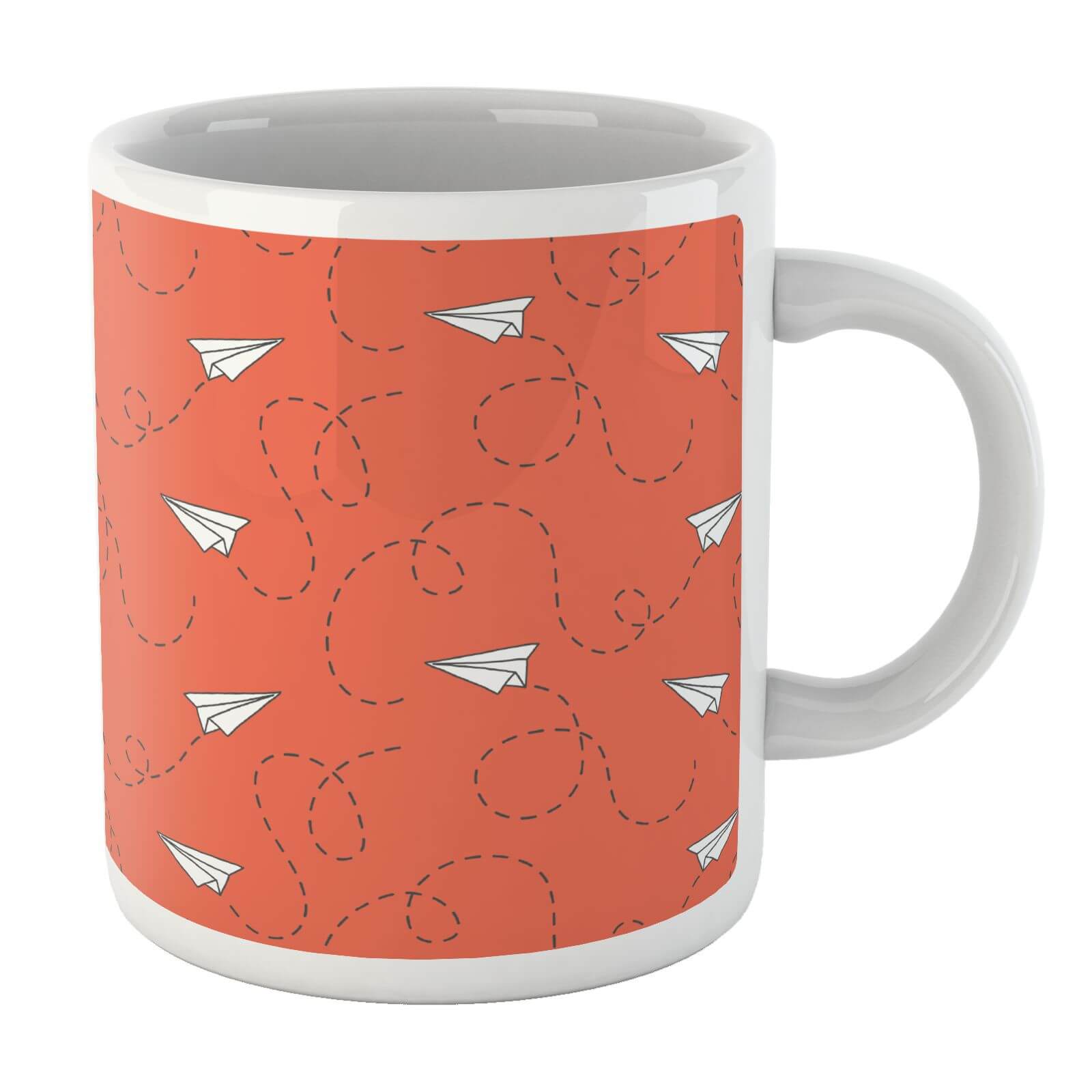 Paper Airplane Mug Orange