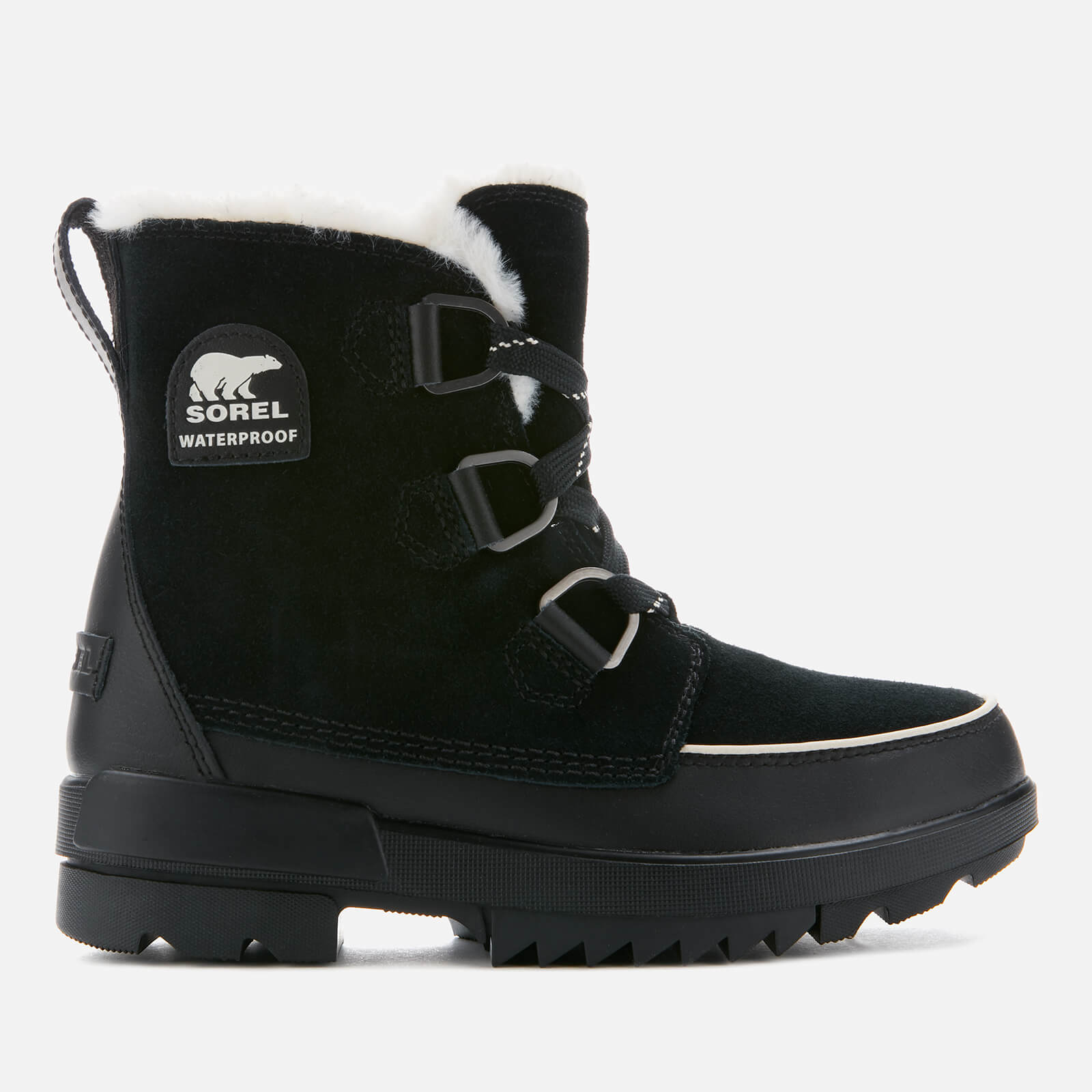 Sorel Women’s Torino Waterproof Suede Hiking Style Boots - Black