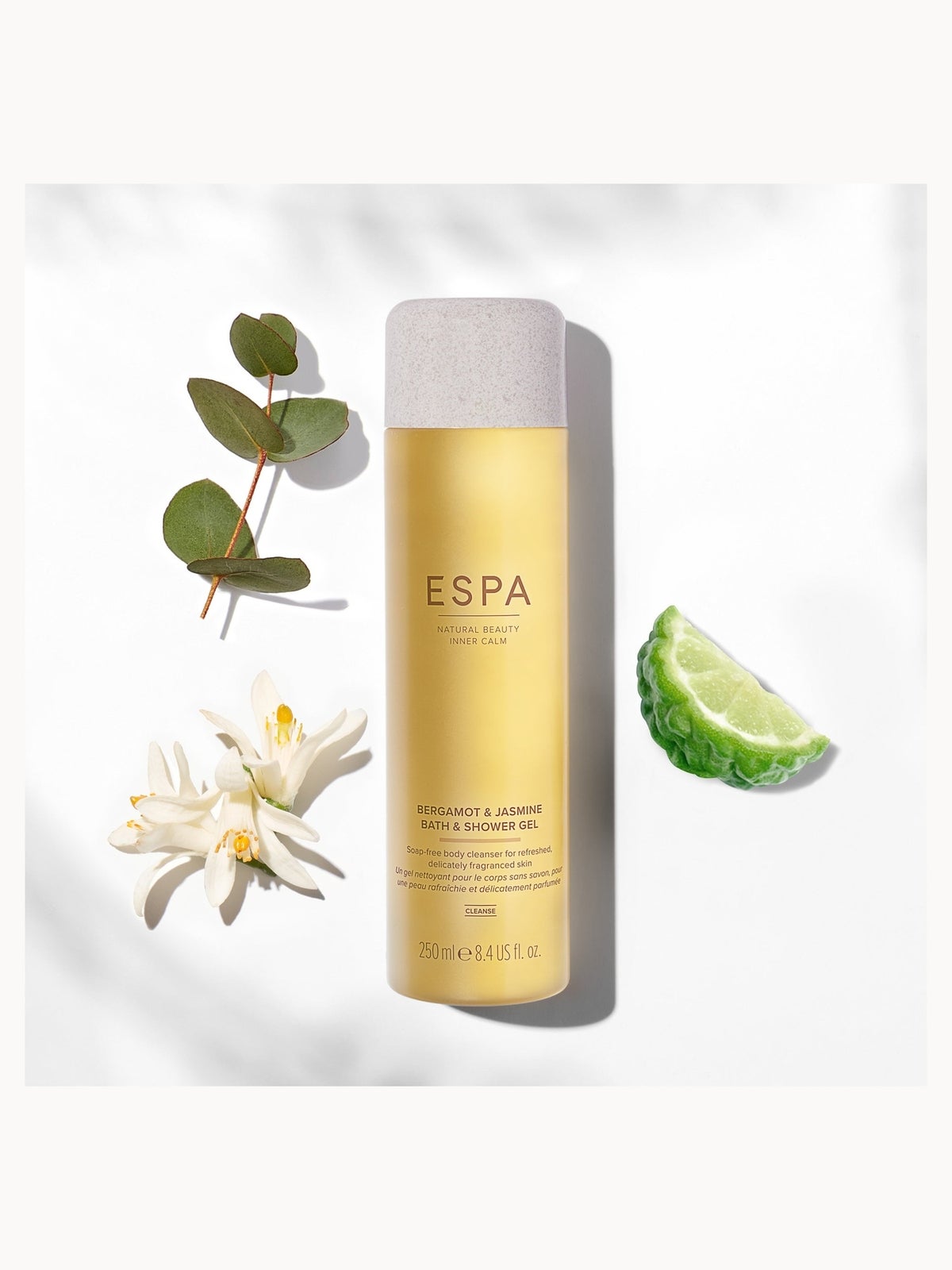 ESPA Bergamot and Jasmine Bath and Shower Gel 250ml 3