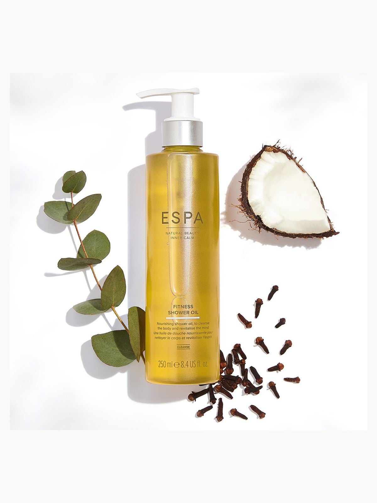 ESPA Fitness Shower Oil 250ml 2