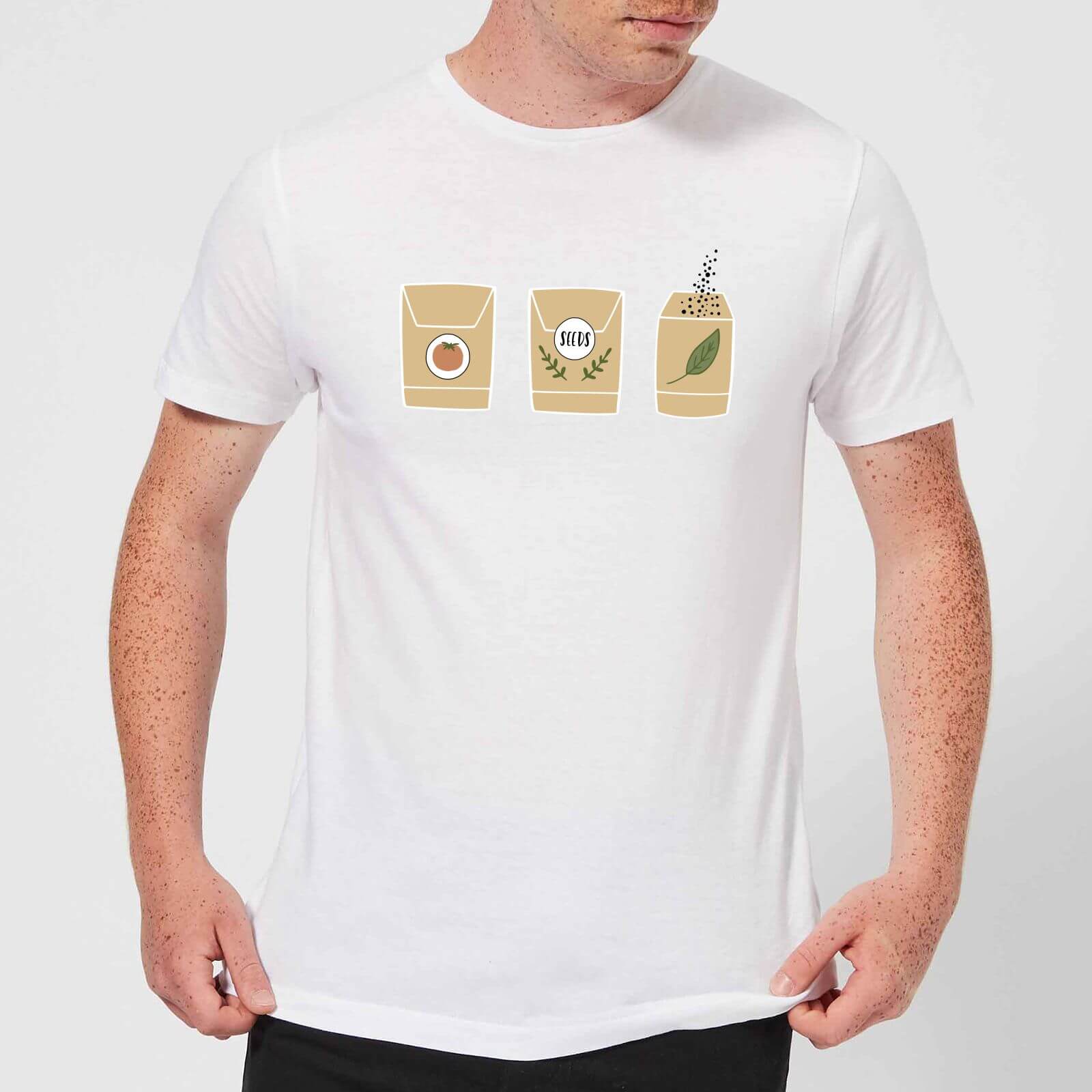 Seed Packets Men's T-Shirt - White - M - White