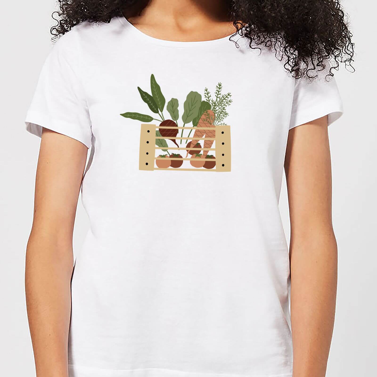 Vegetable Box Women's T-Shirt - White - L - White