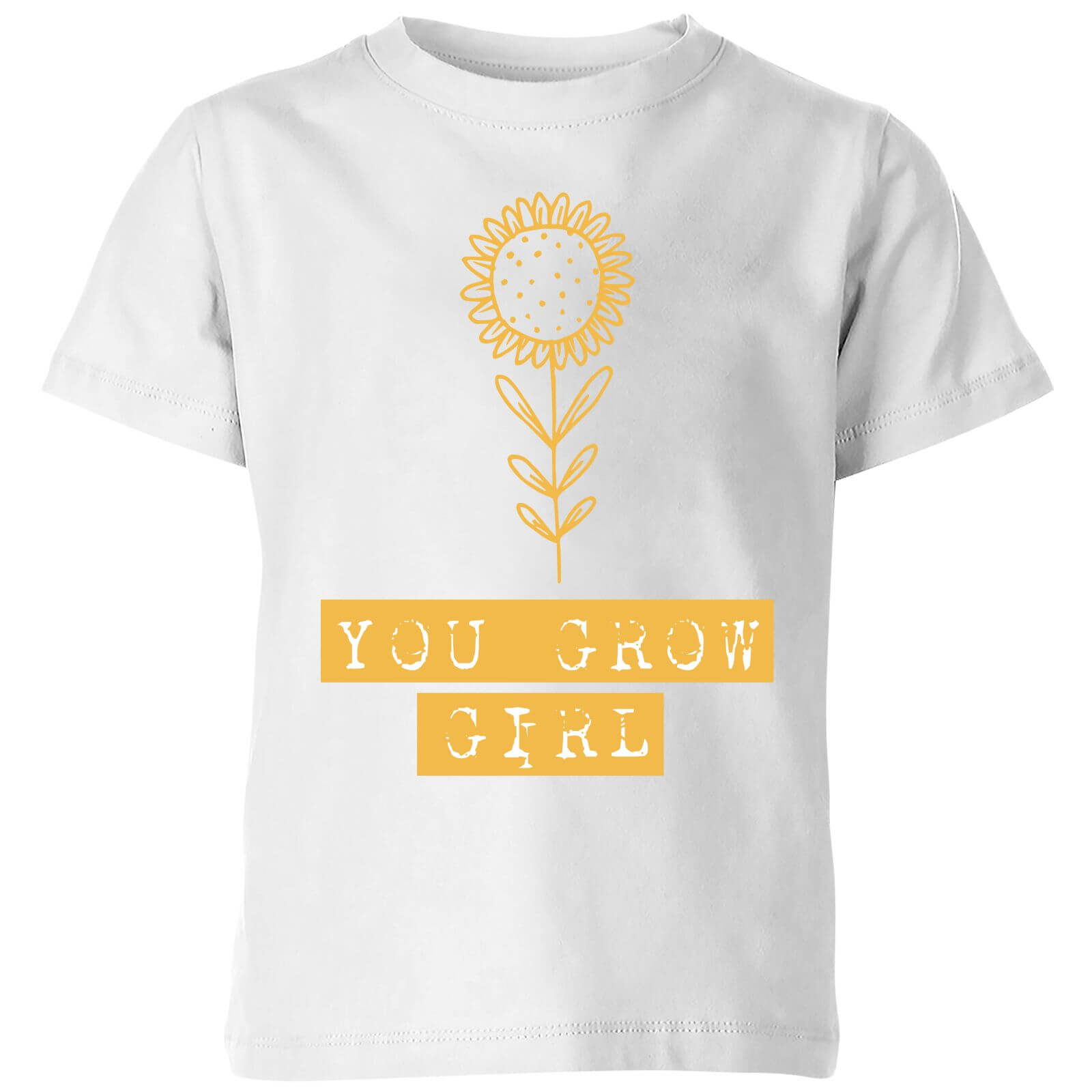 You Grow Girl Kids' T-Shirt - White - 3-4 Years - White