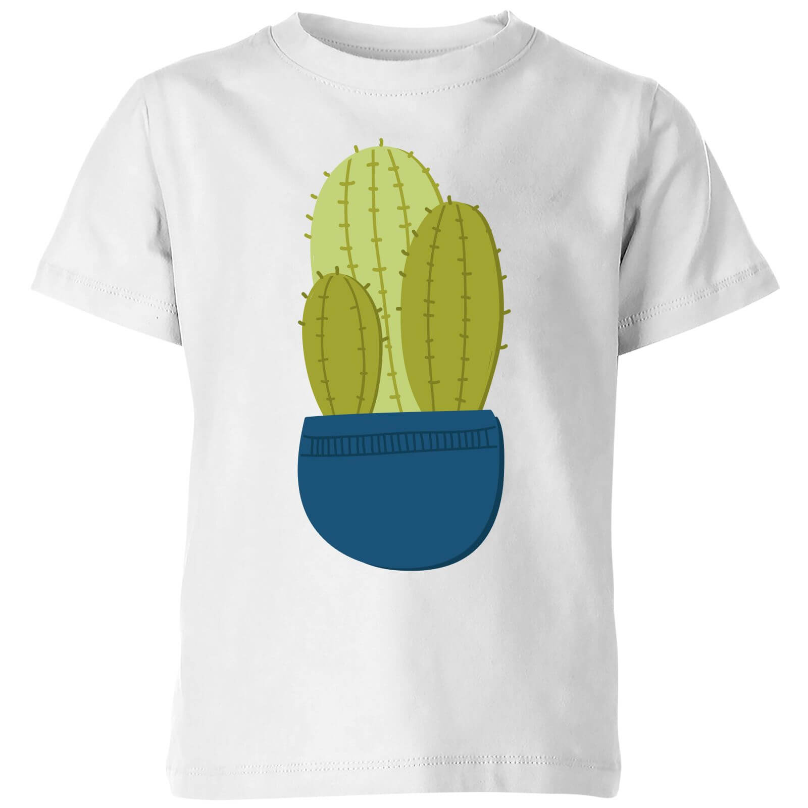 Three Potted Cacti Kids' T-Shirt - White - 3-4 Years - White