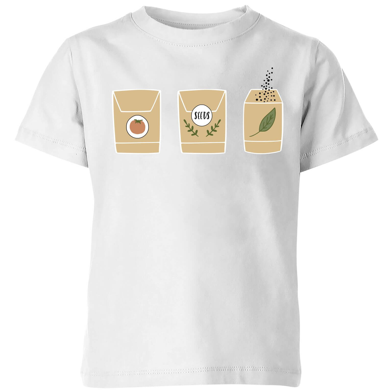 Seed Packets Kids' T-Shirt - White - 3-4 Years - White