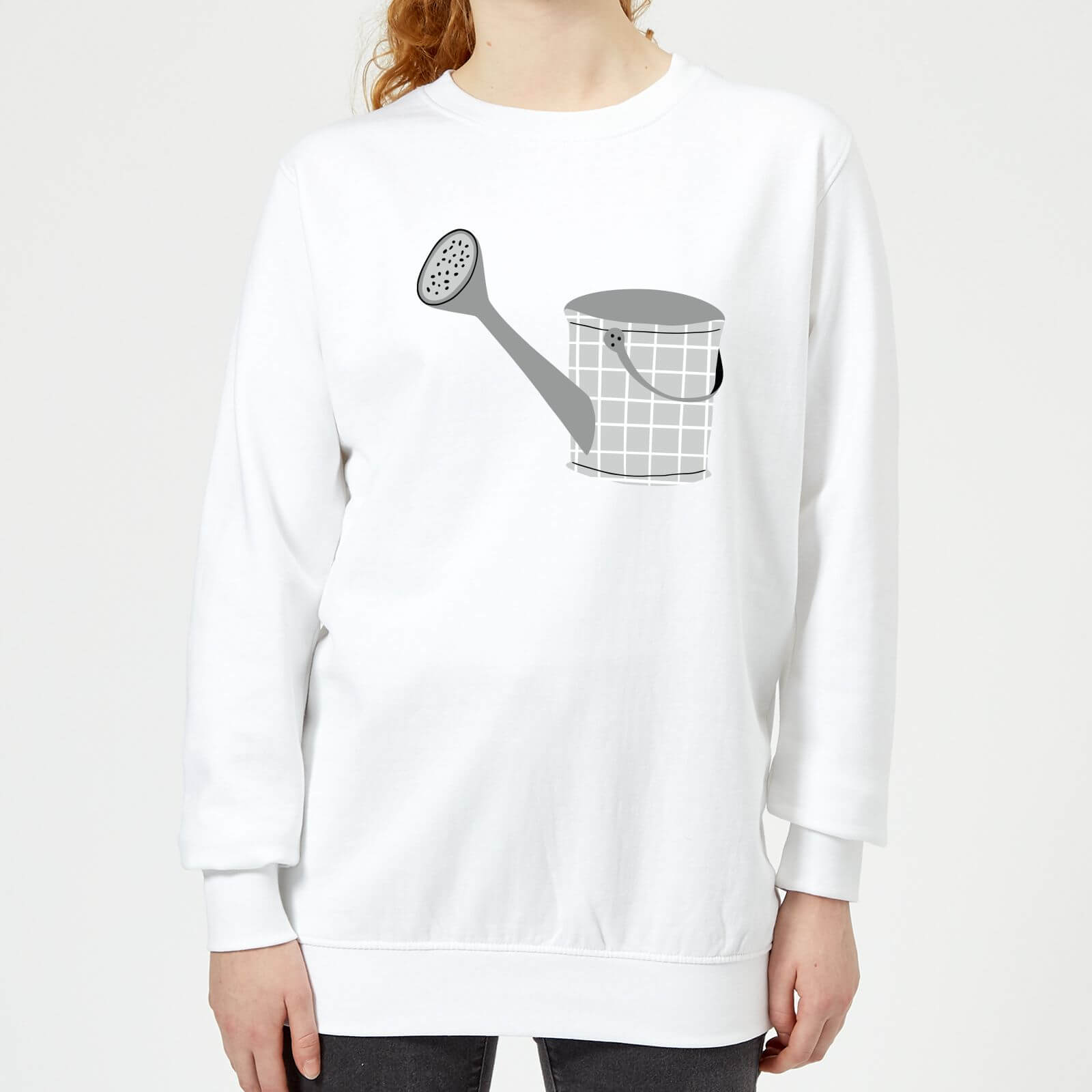 Watering Can Women's Sweatshirt - White - XS - White