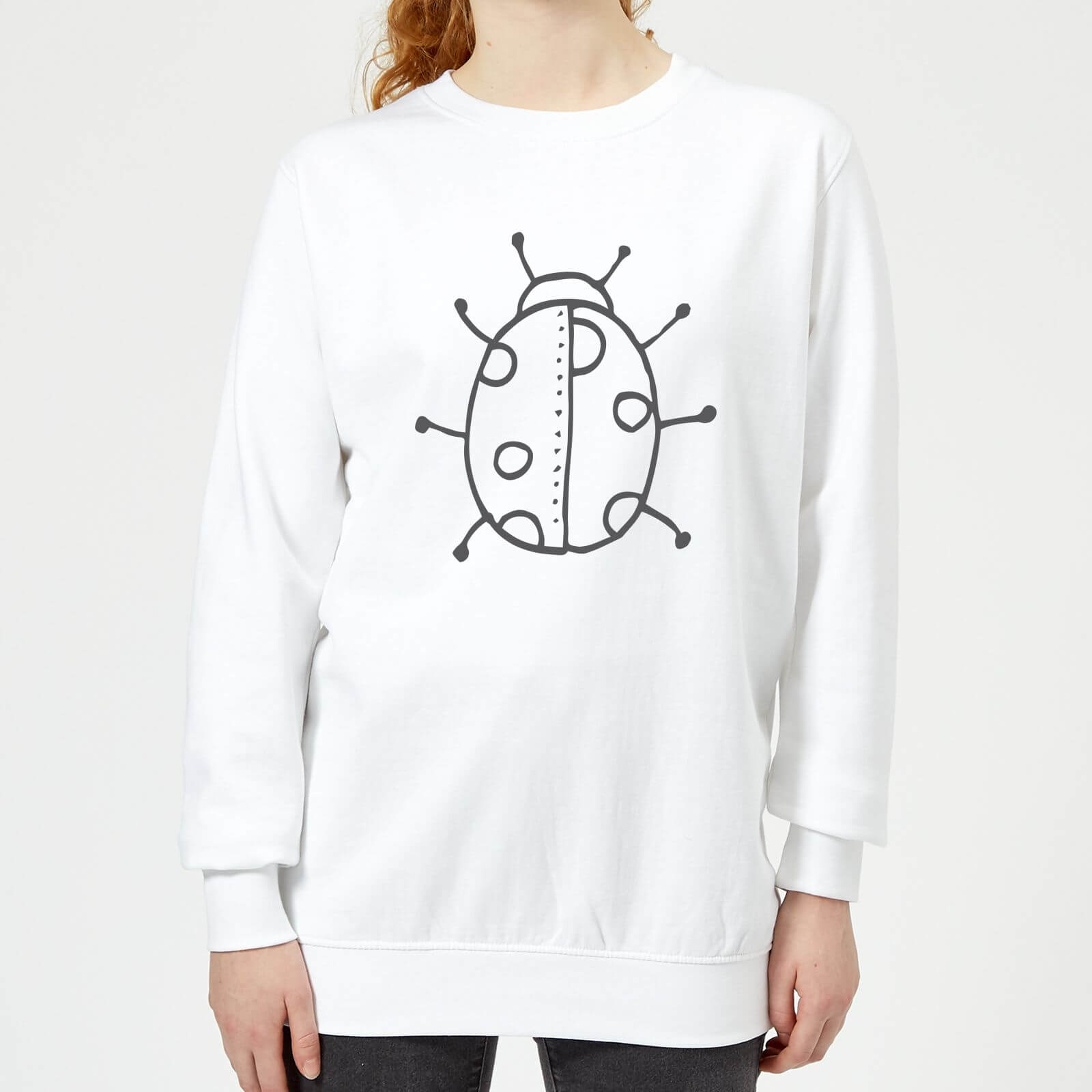 Ladybird Women's Sweatshirt - White - XS - White