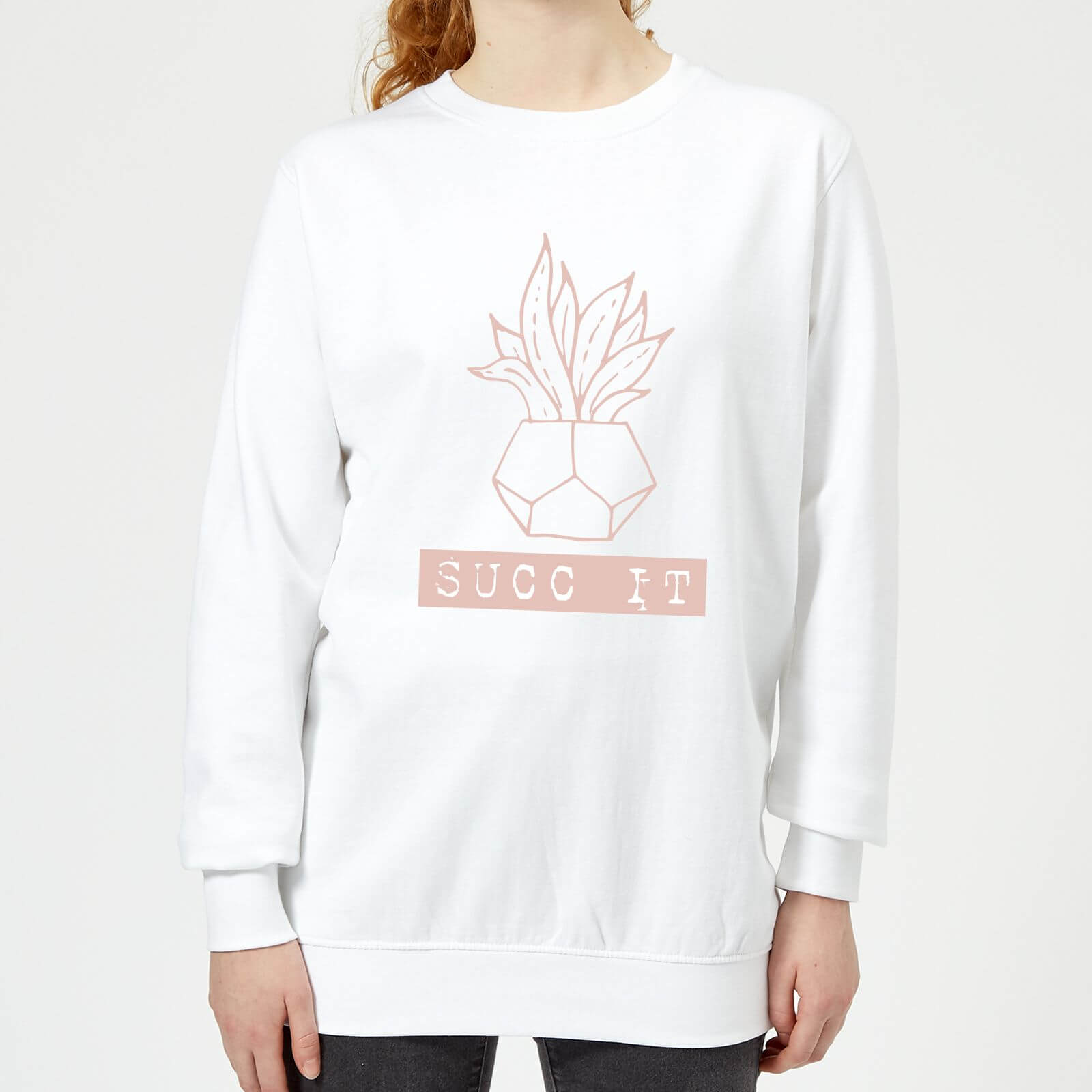 Succ It Women's Sweatshirt - White - XS - White