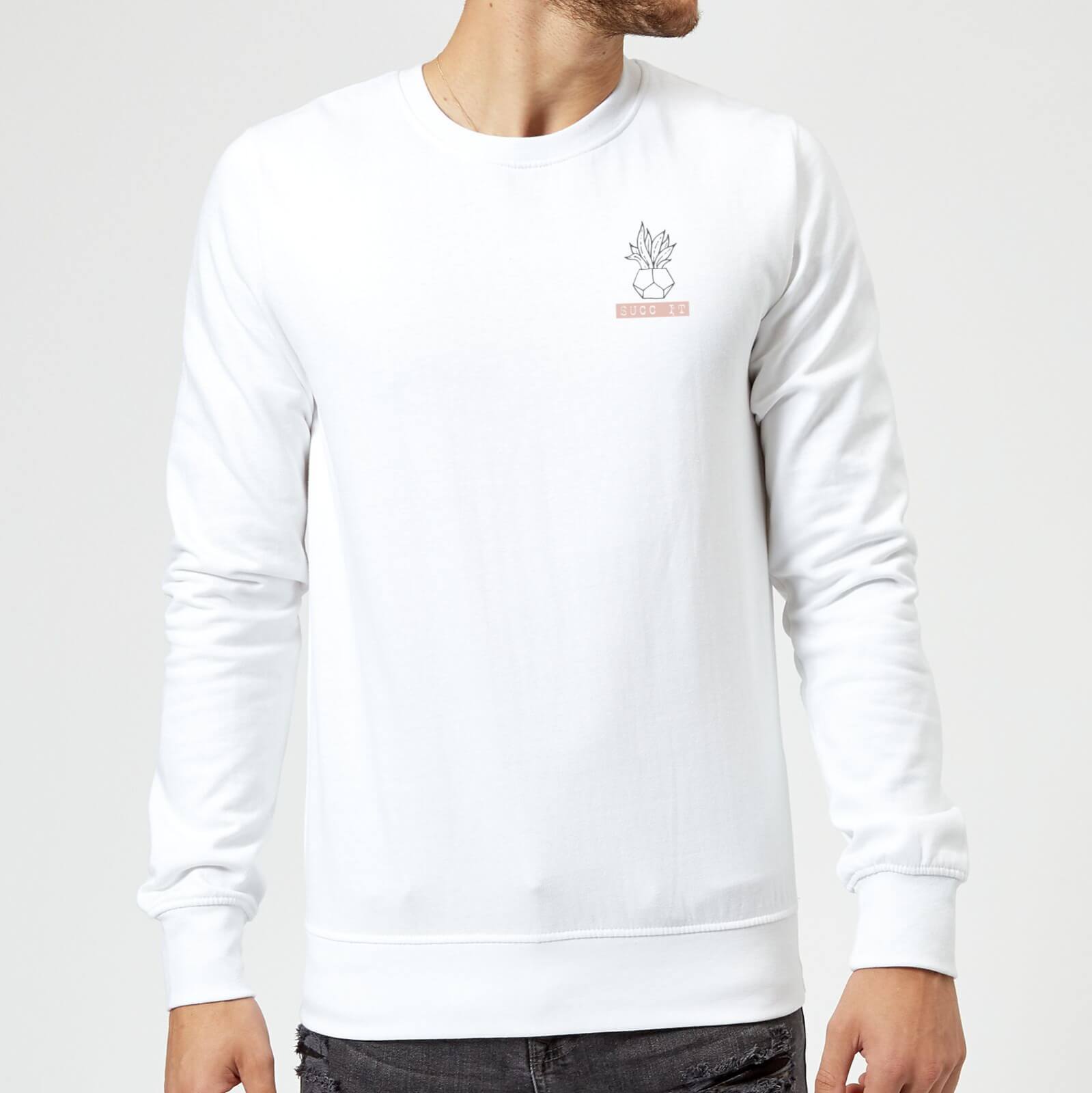 Pocket Succ It Sweatshirt - White - XXL - White