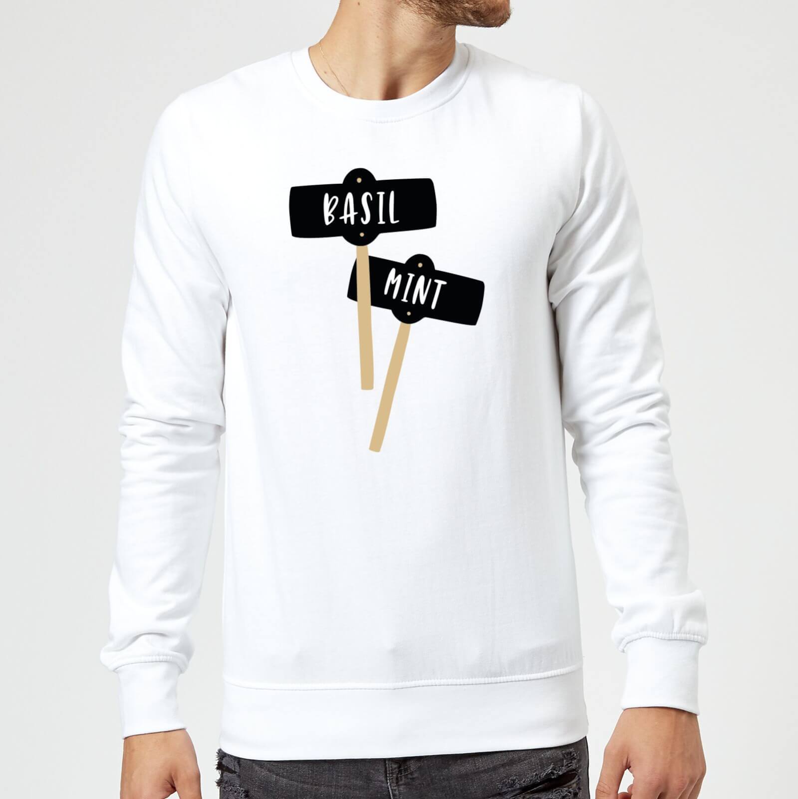 Basil And Mint Sweatshirt - White - S - White