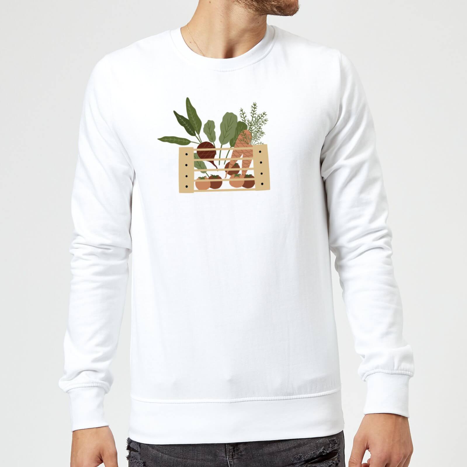 Vegetable Box Sweatshirt - White - S - White