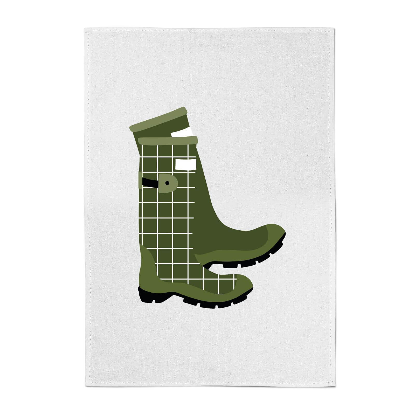 Wellies Cotton Tea Towel