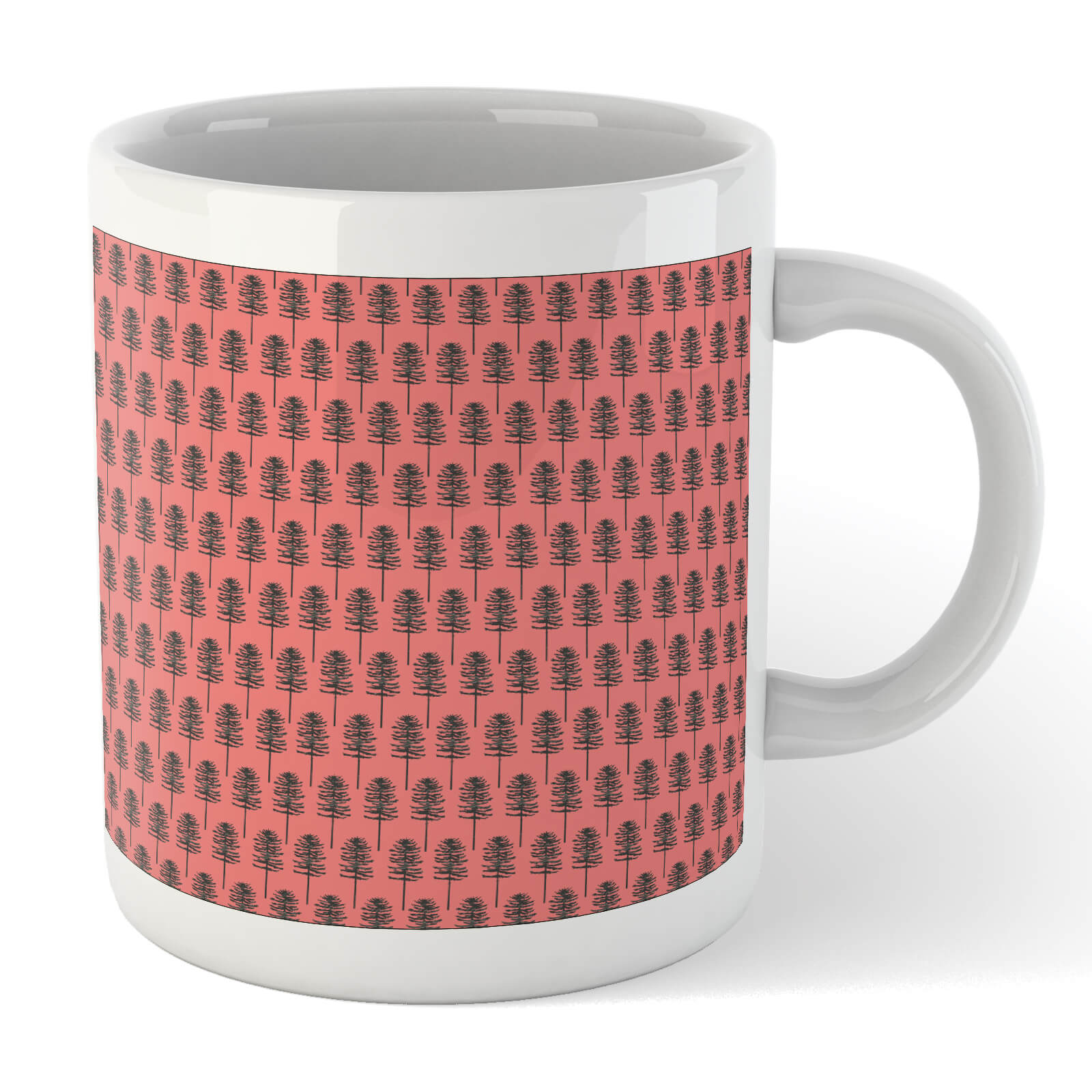 Tall PineTree Pattern Mug