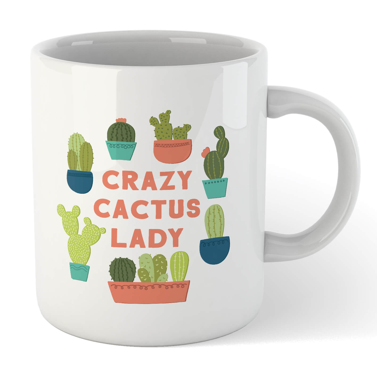 Crazy Cactus Lady Mug