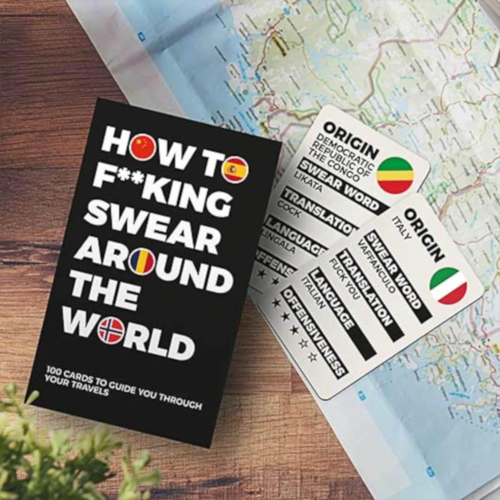 How to Swear Around The World Cards