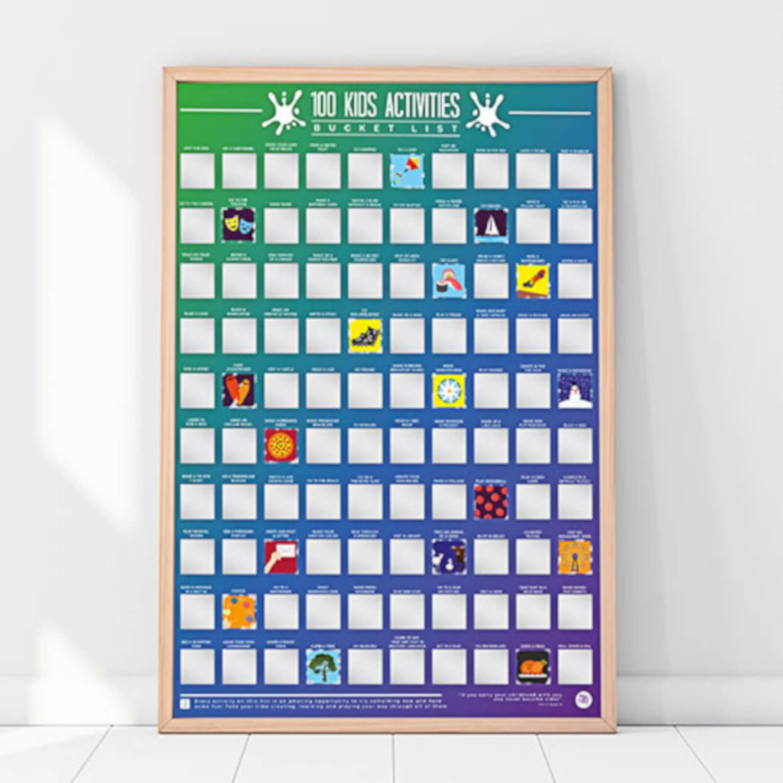 Click to view product details and reviews for 100 Kids Activities Scratch Bucket List Poster.